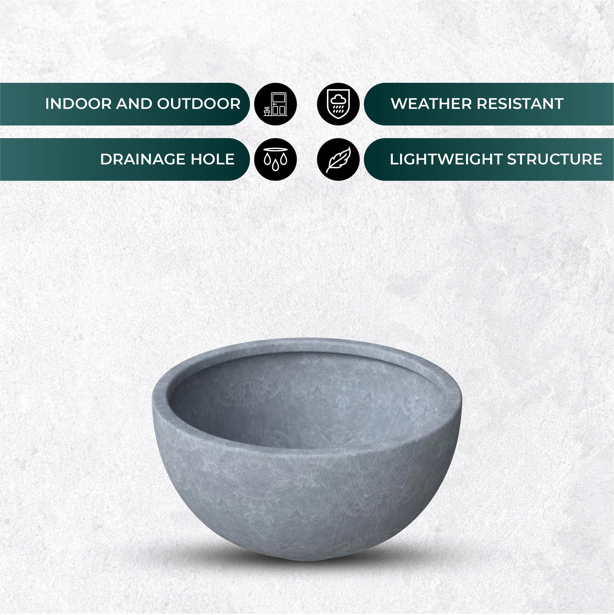 Iris Planter Set Grey