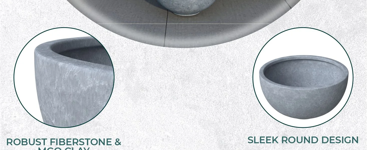 Iris Planter Set Grey