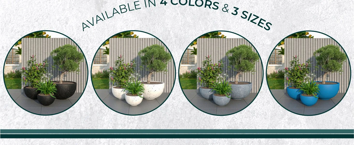 Iris Planter Set Grey