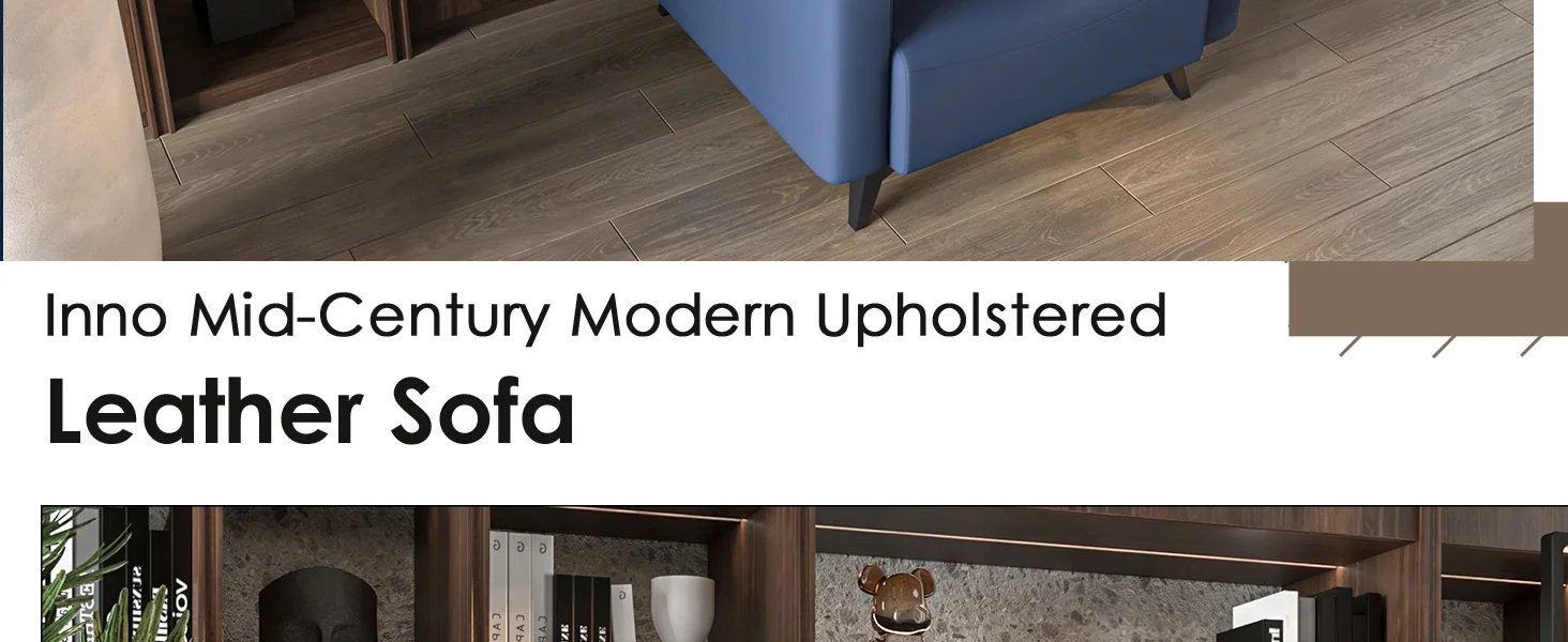 Inno Collection Single Seater Sofa In Dark Blue