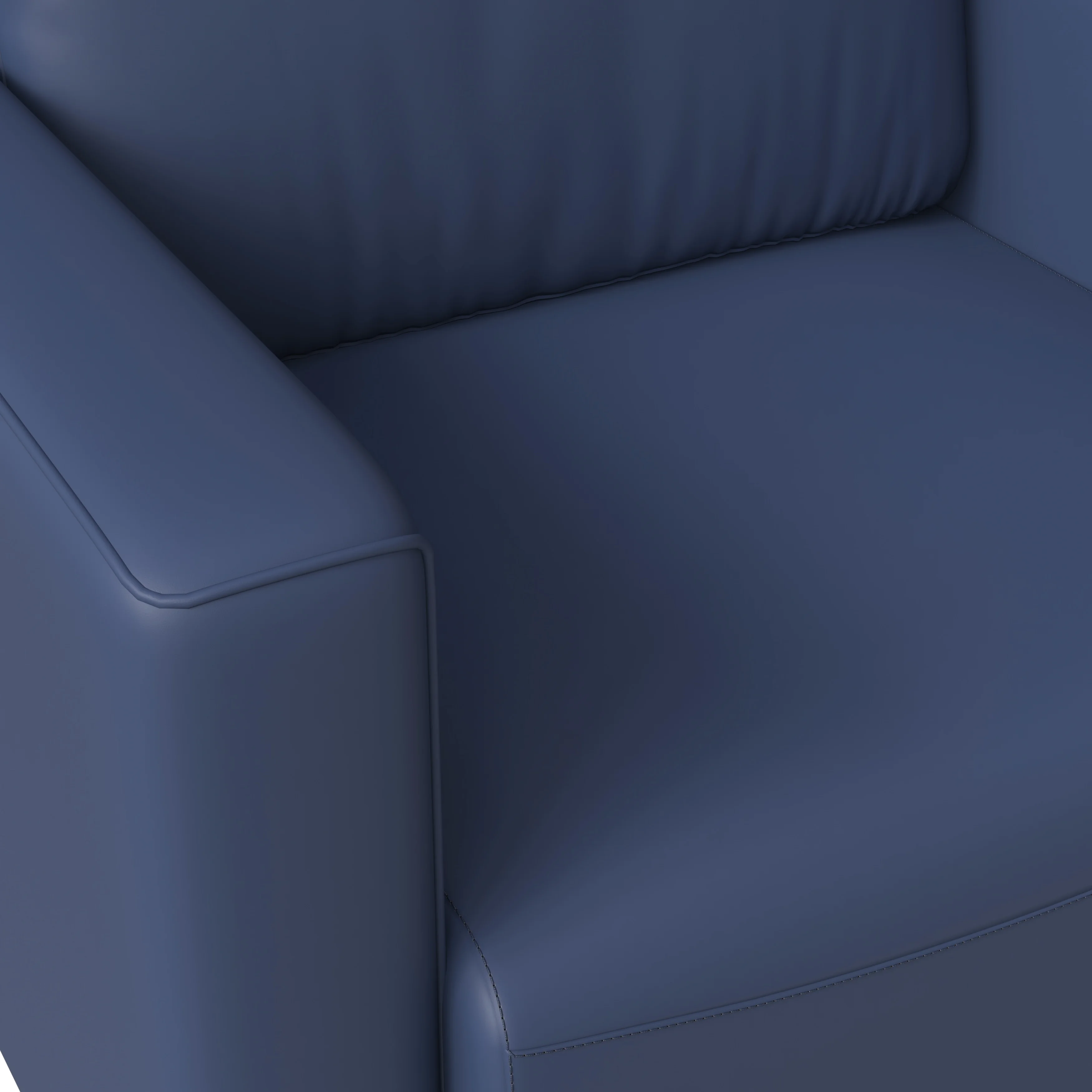 Inno Collection Single Seater Sofa In Dark Blue