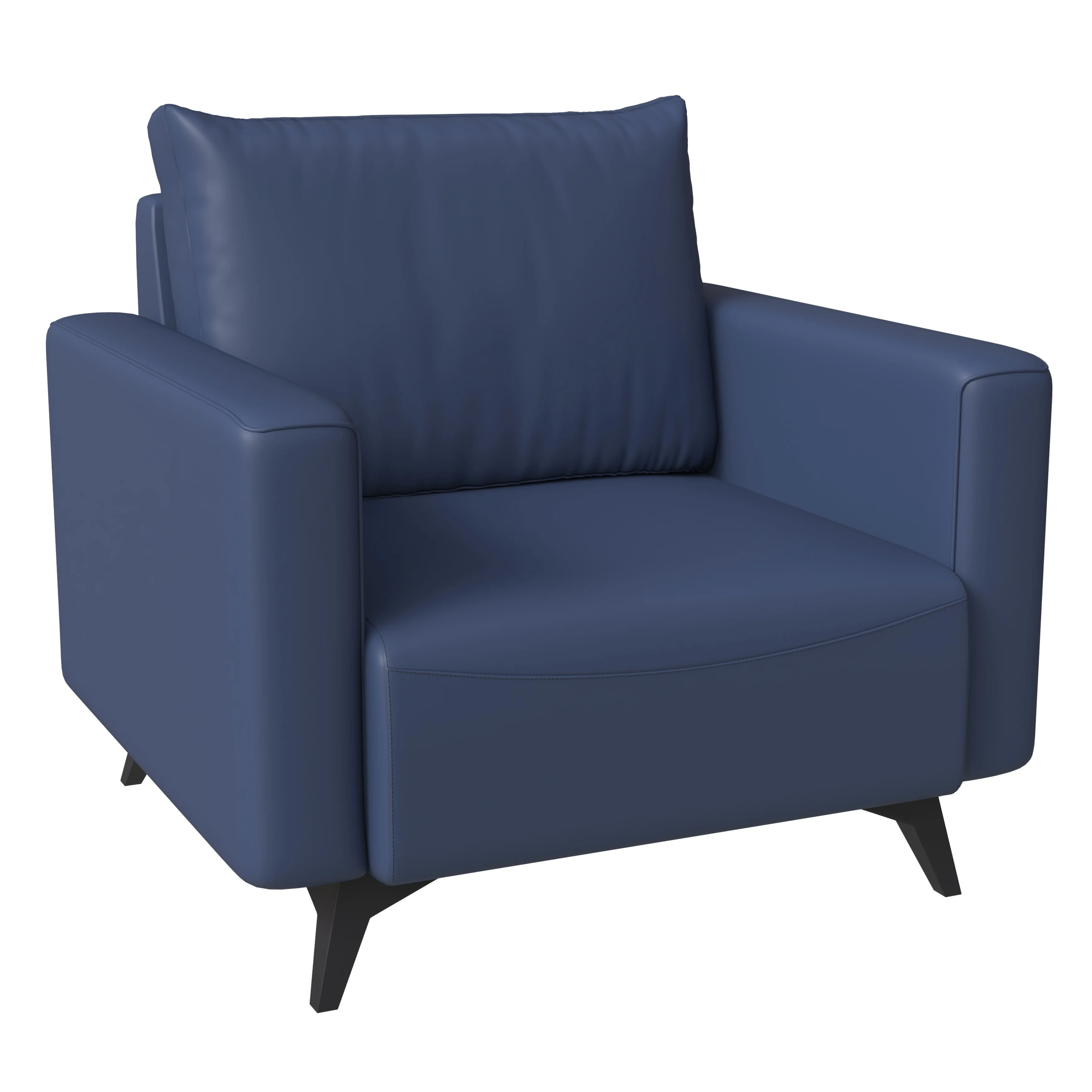 Inno Collection Single Seater Sofa In Dark Blue