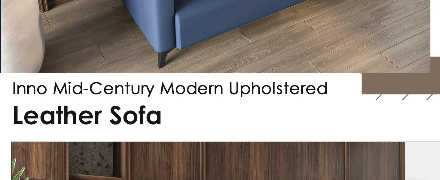 Inno Collection Three Seater Sofa In Dark Blue