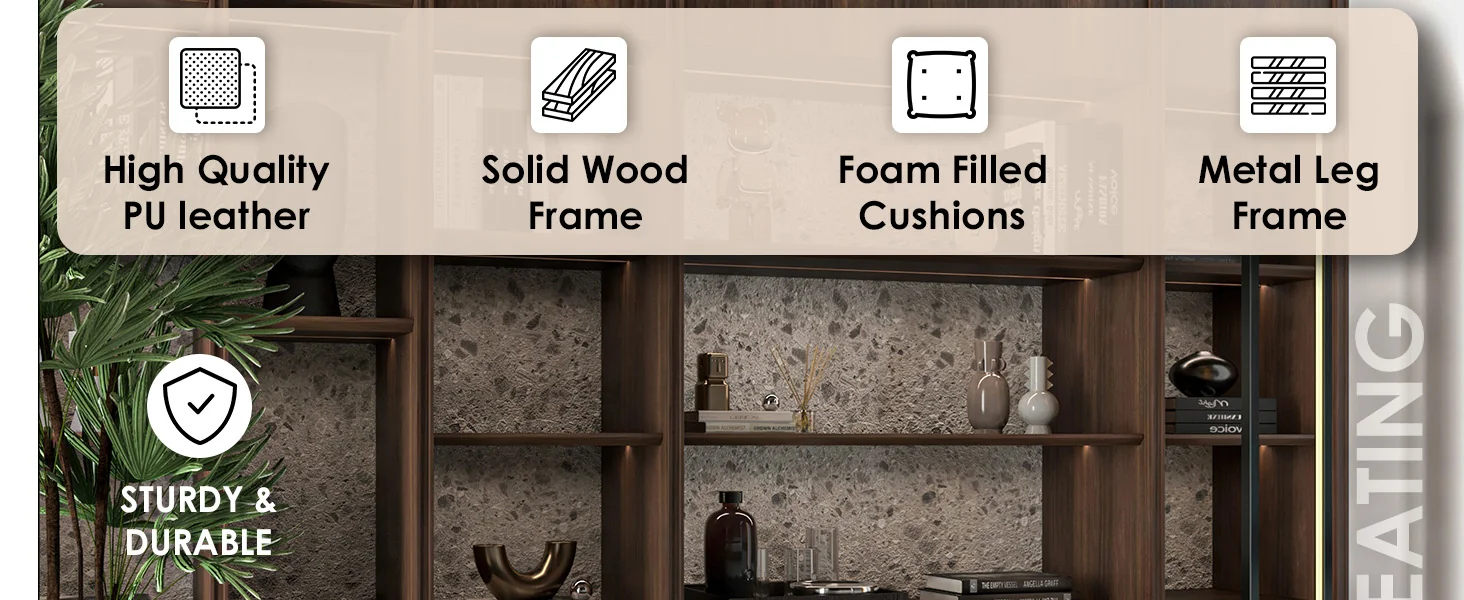 Inno Collection Three Seater Sofa In Grey