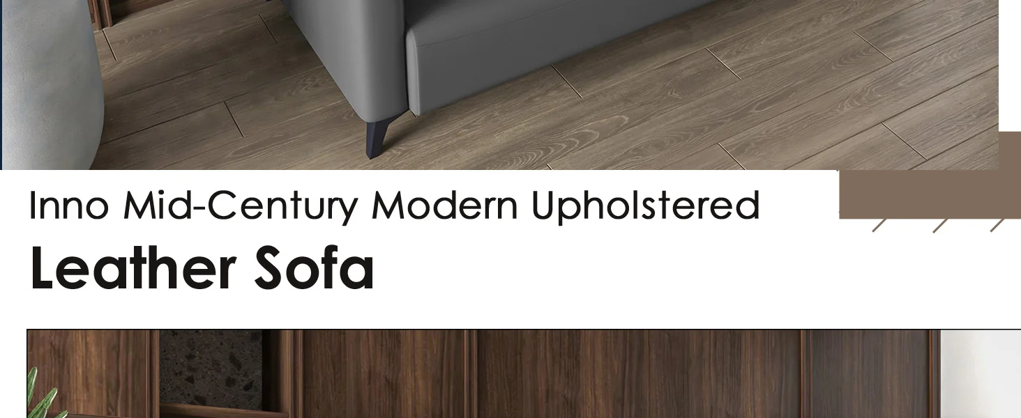 Inno Collection Three Seater Sofa In Grey