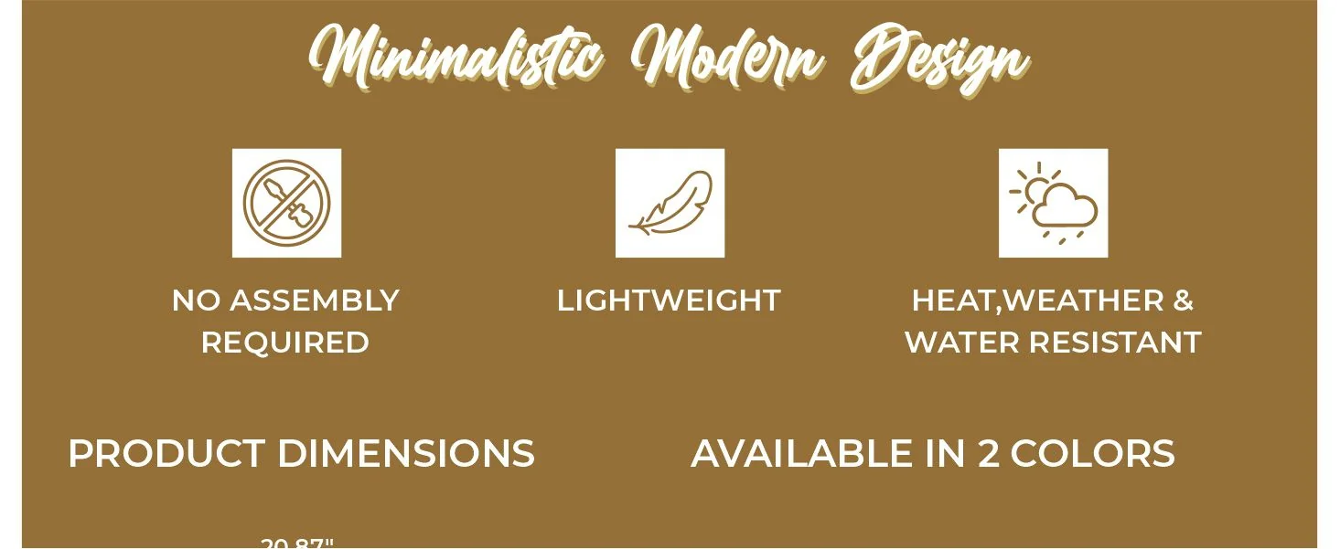 Isle Collection Fiberglass Outdoor Side Table in Brown