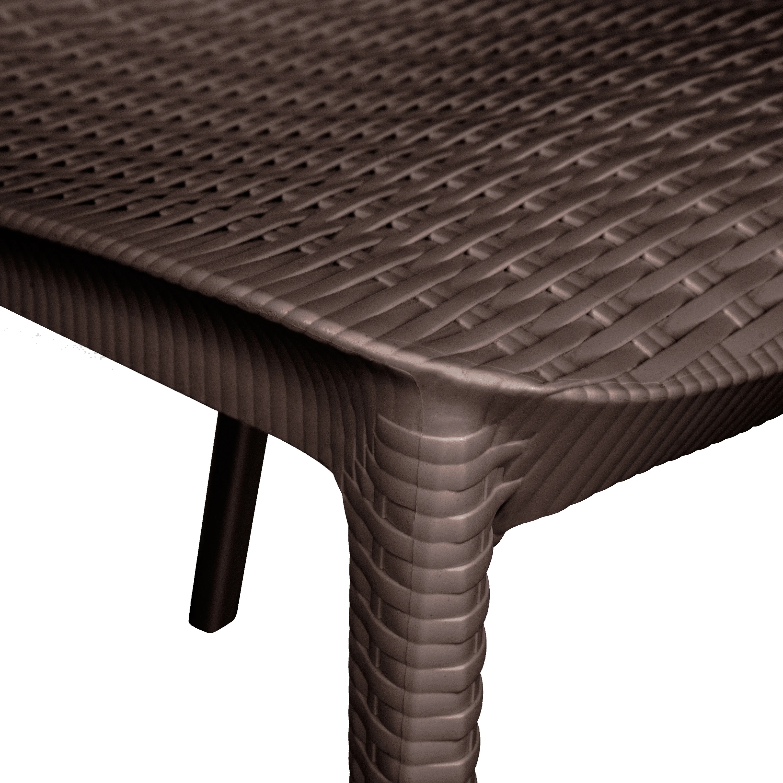 Kent Outdoor Patio Plastic Dining Arm Chair