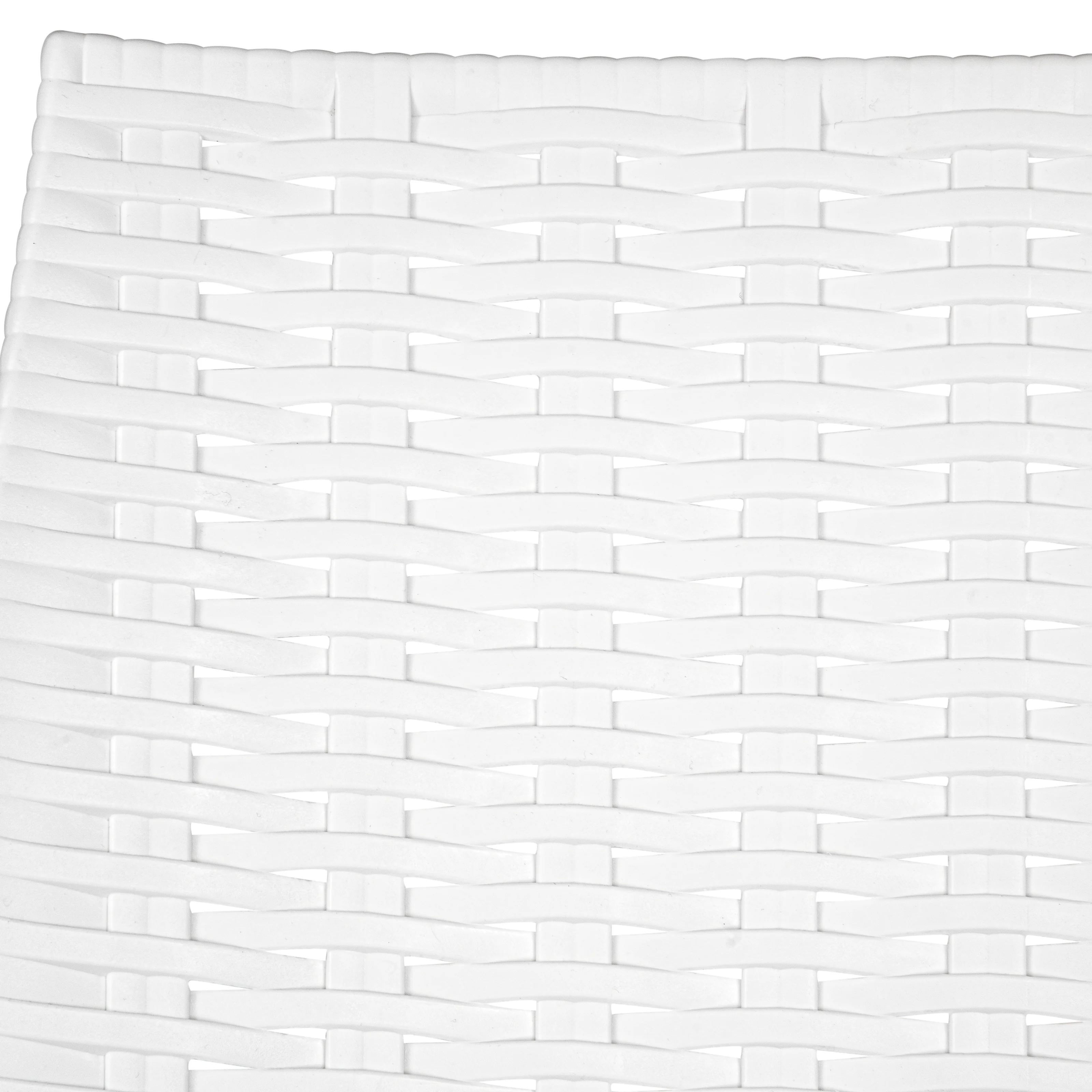 Kent Outdoor Patio Plastic Dining Arm Chair, Set of 2