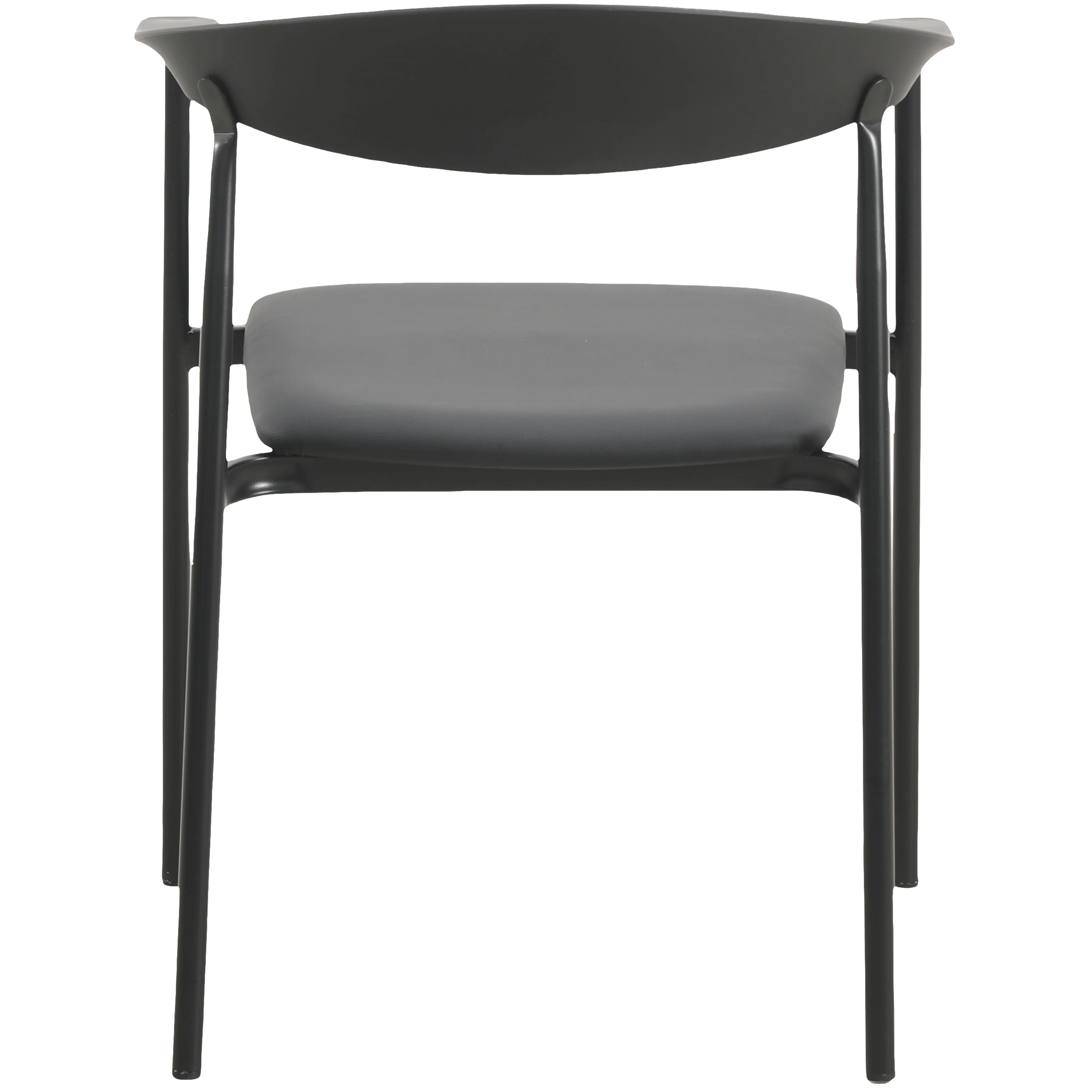Kora Collection Modern Dining Chair in Black