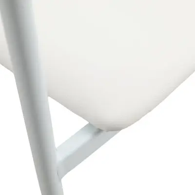 Kora Collection Modern Dining Chair in White