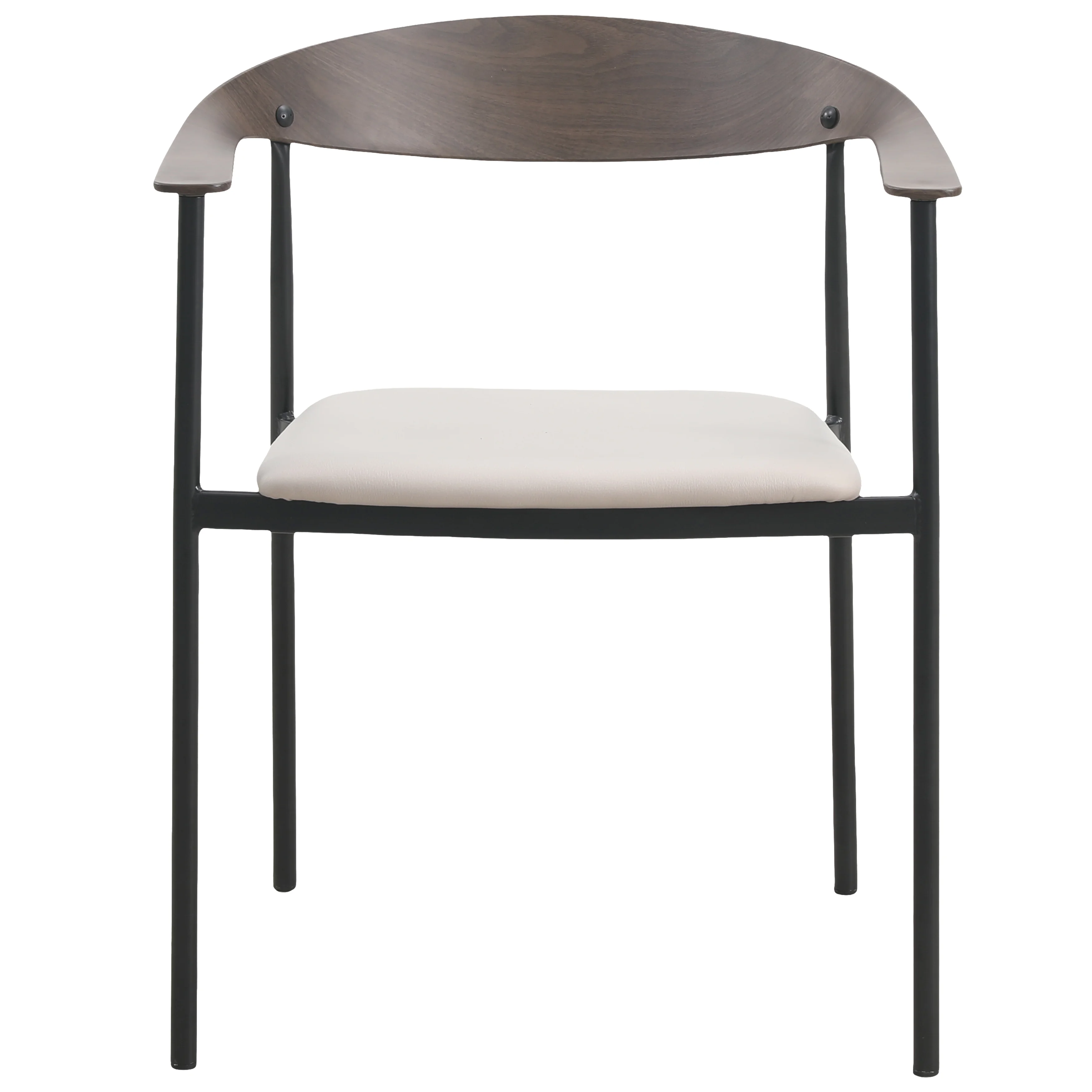 Kora Collection Modern Dining Chair in Toupe - Set of 2