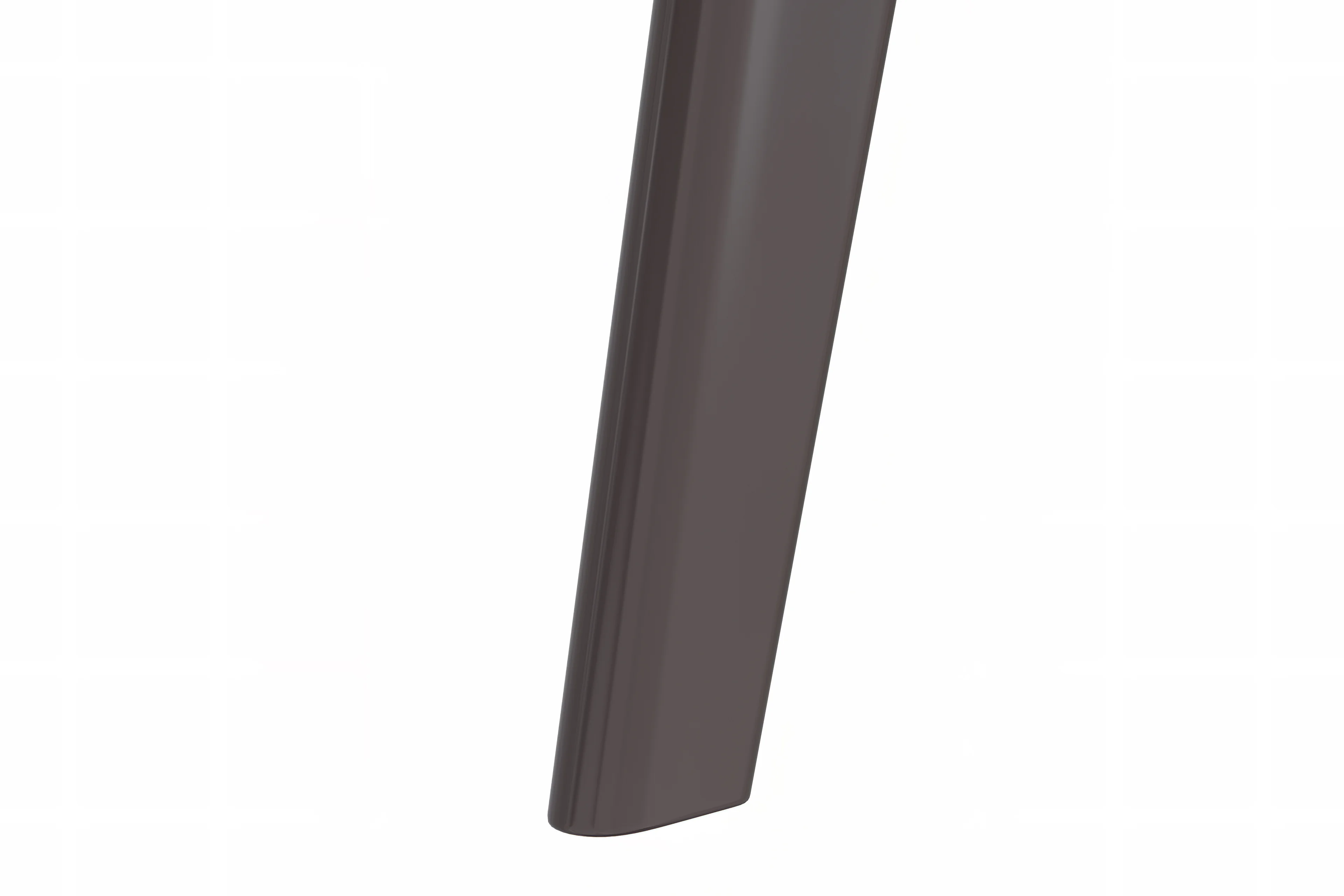 Krevor Series Modern Dining Table Silver Base, With 71 Black Glass Top