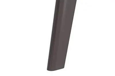 Krevor Series Modern Dining Table Silver Base, With 71 Deep Grey Sintered Stone Top