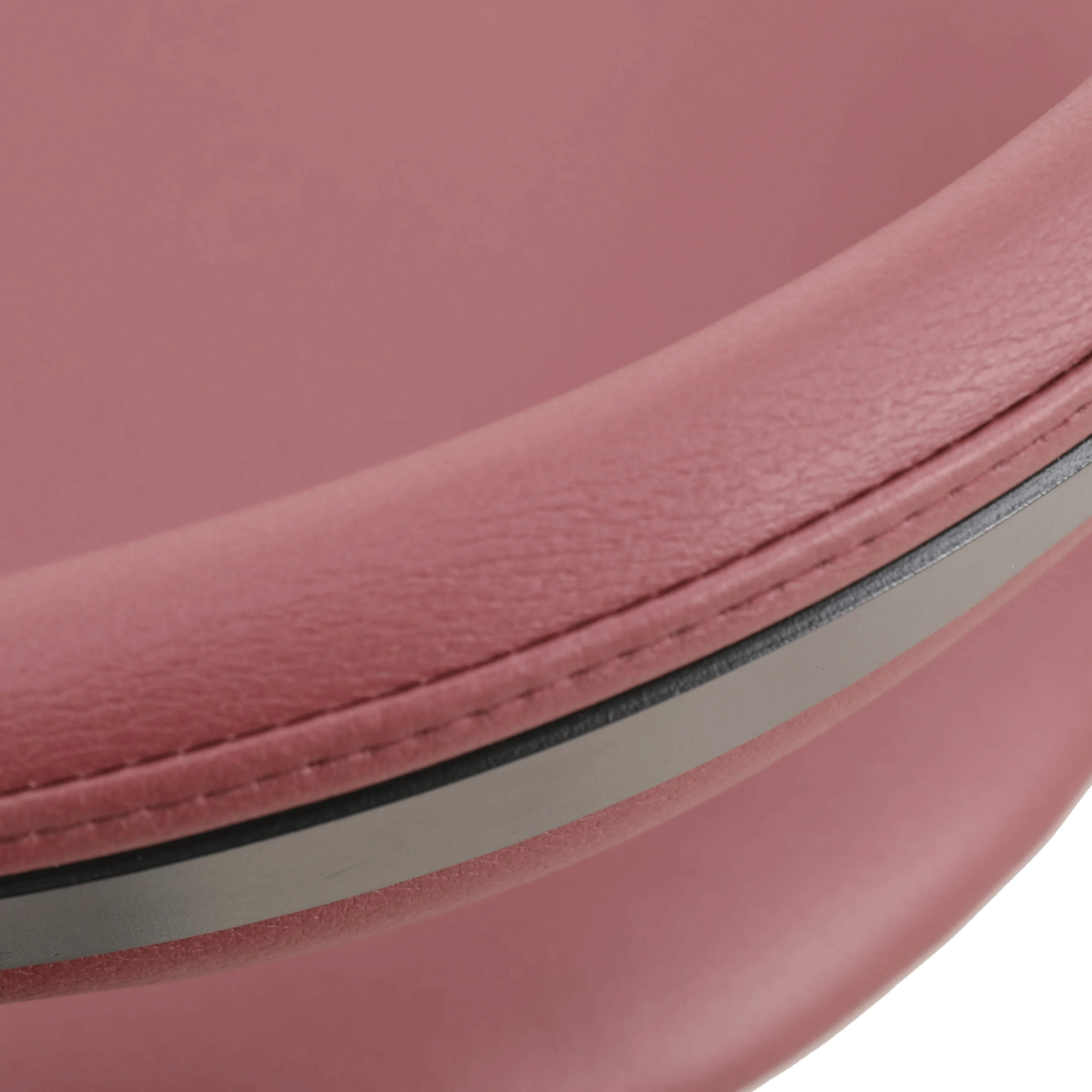 Lume Collection Modern Bar Stool in Burgundy