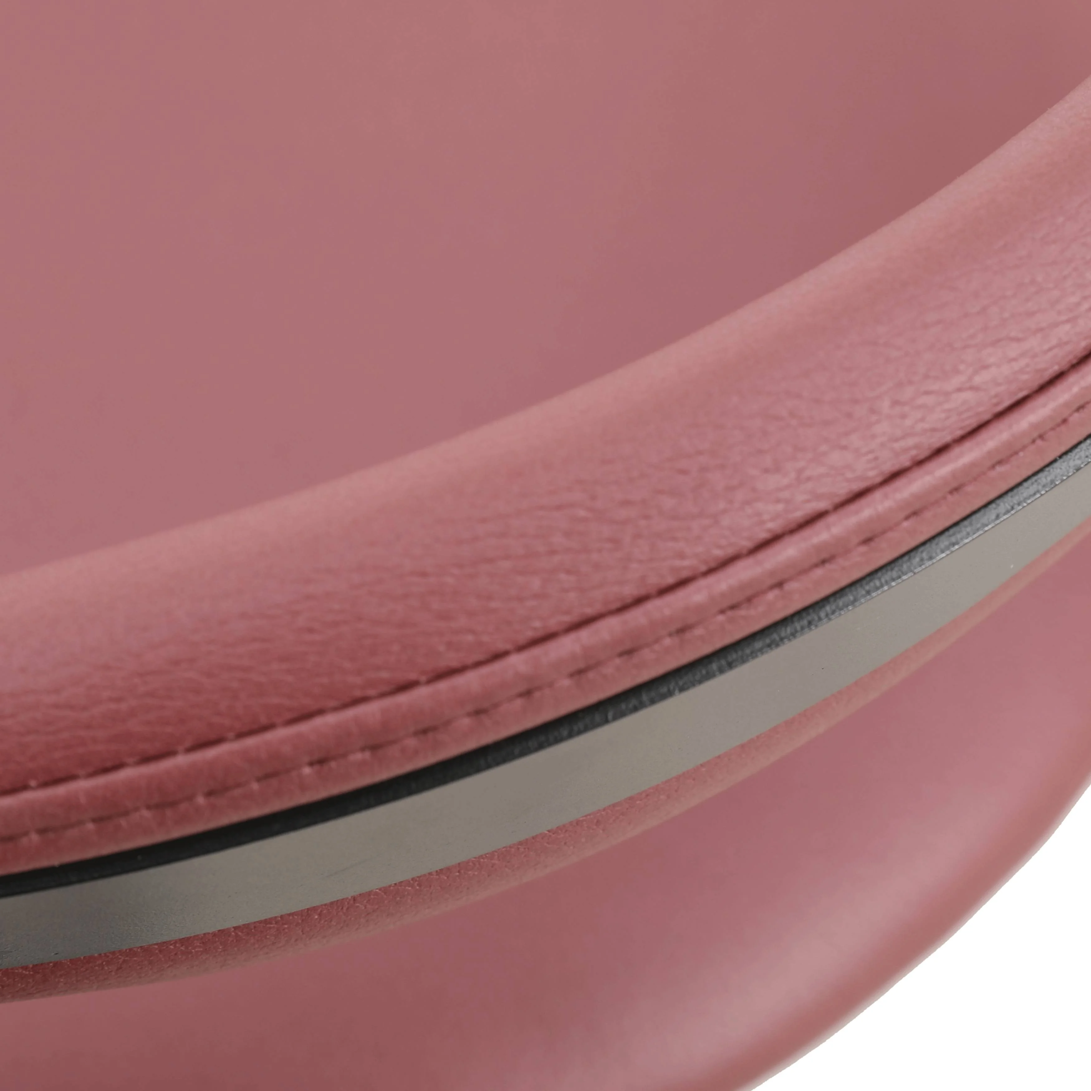 Lume Collection Modern Bar Stool in Burgundy Set of 2