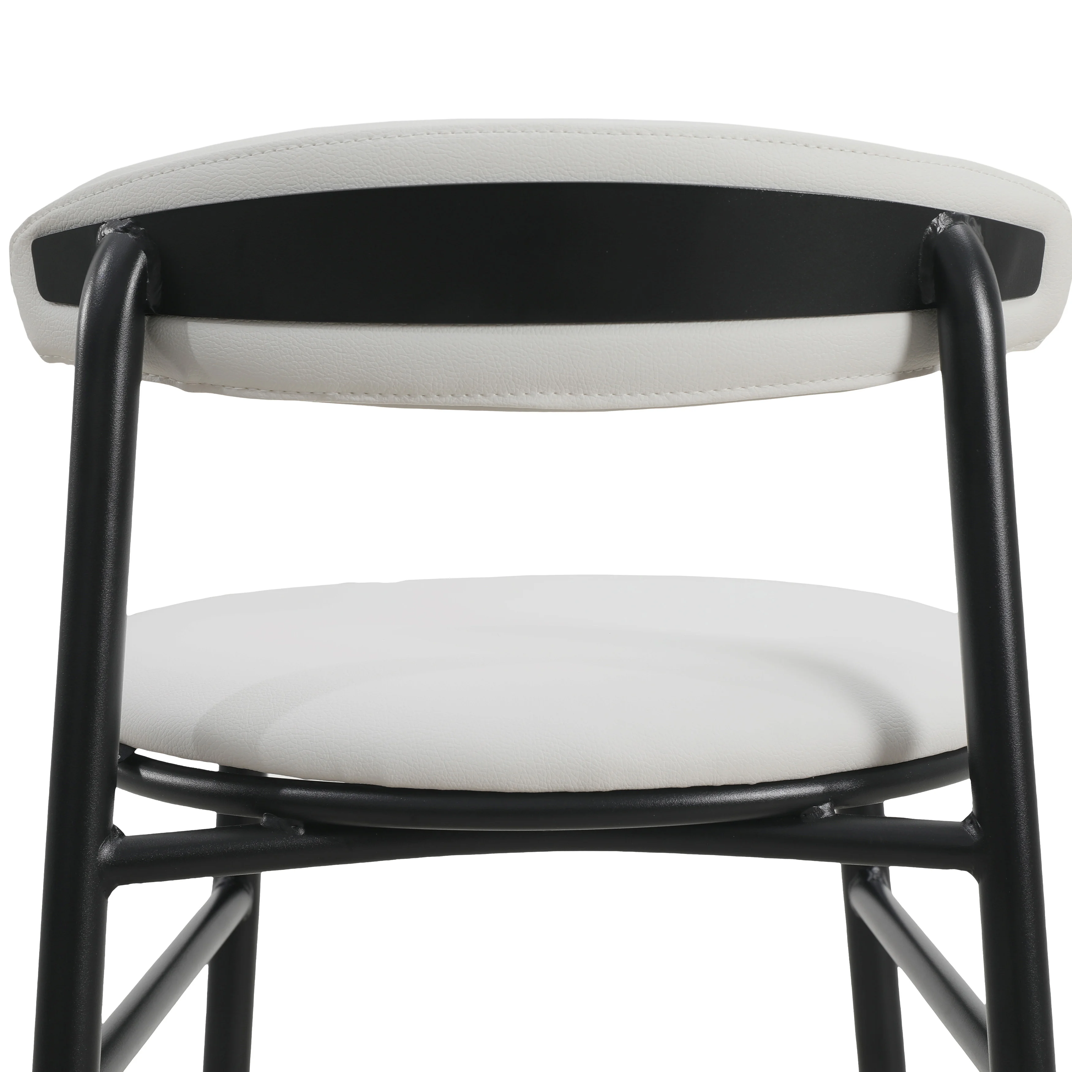 Lume Collection Modern Bar Stool in Grey