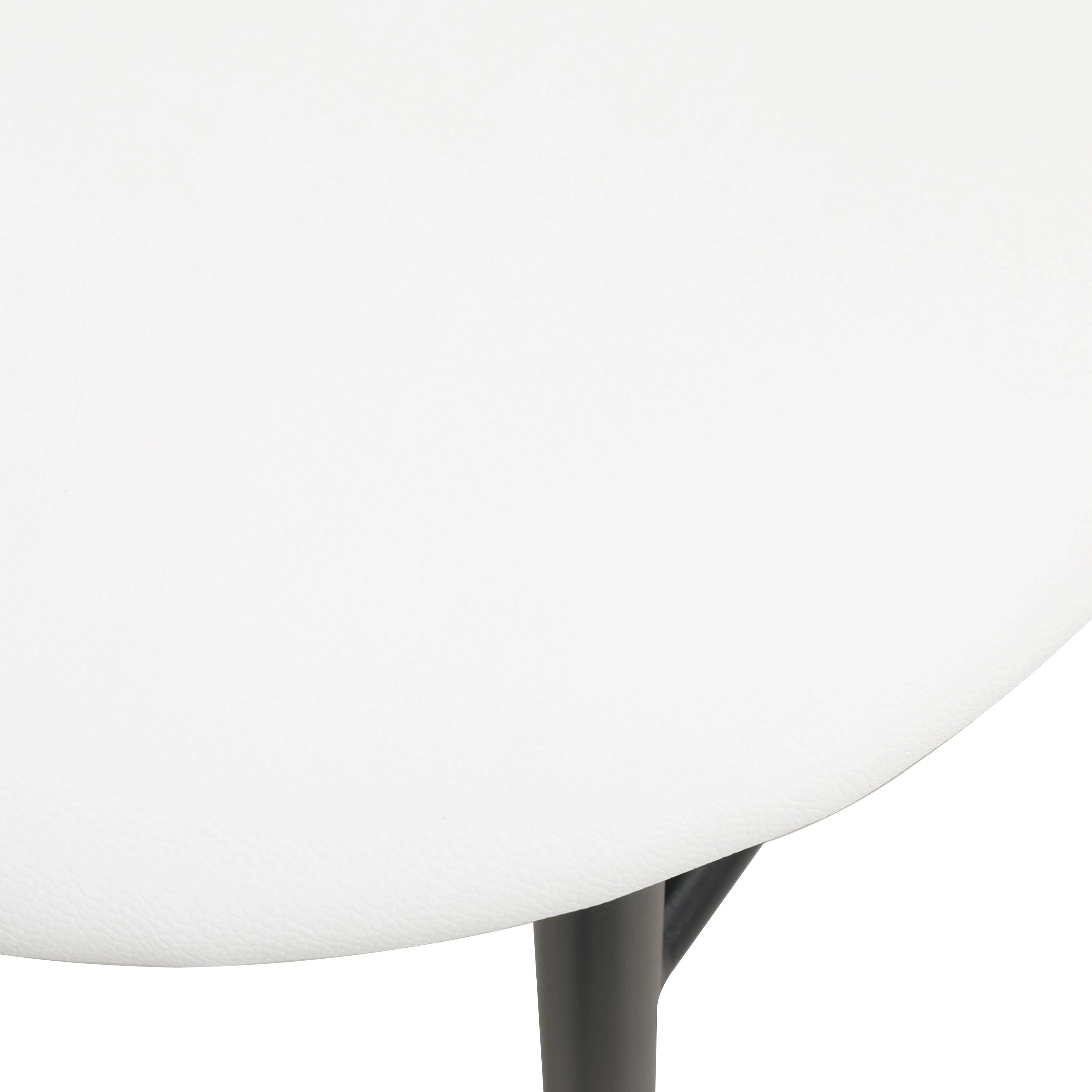 Lume Collection Modern Bar Stool in White Set of 2