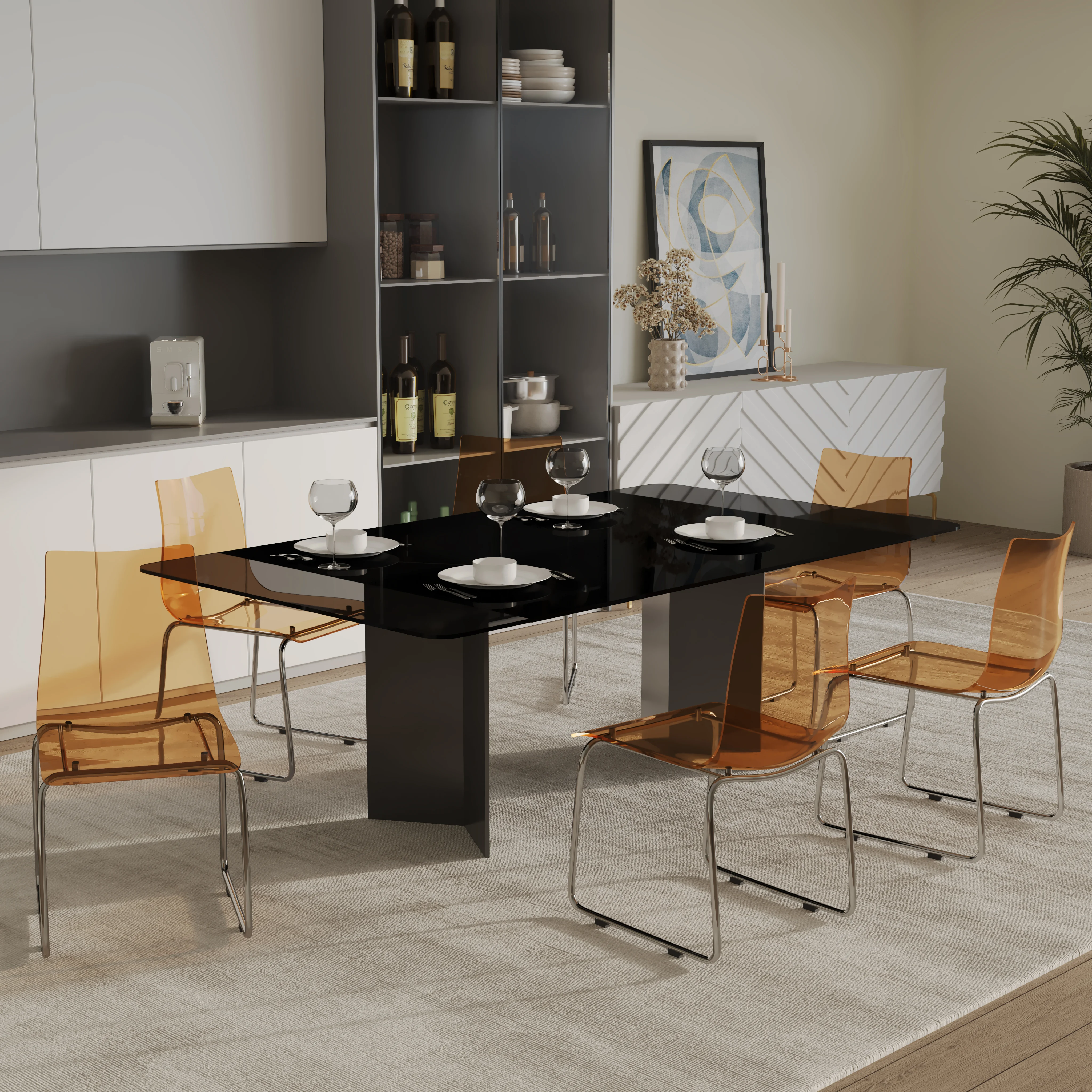 Lima Modern Acrylic Chair