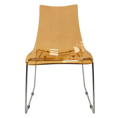 Lima Modern Acrylic Chair, Set of 2