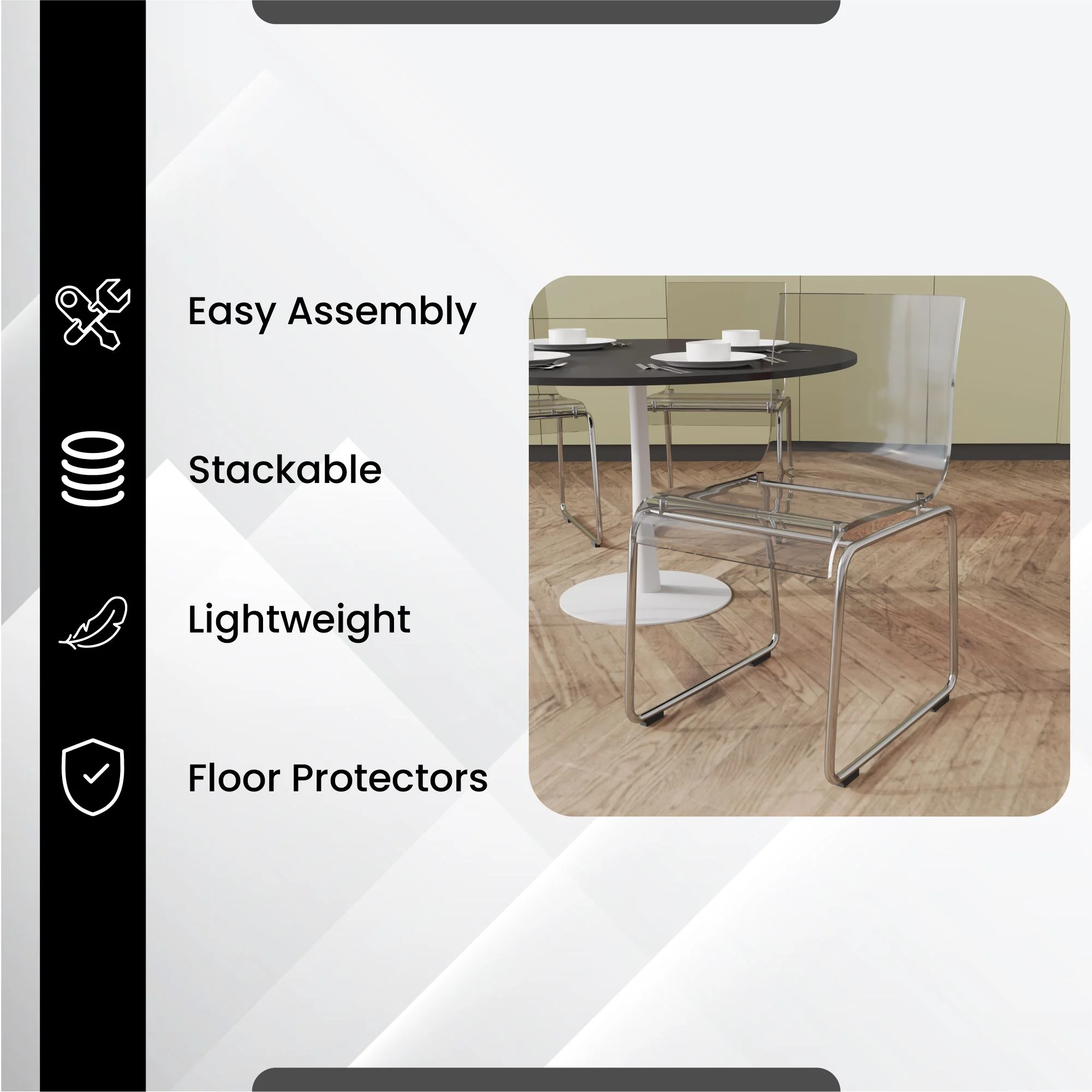 Lima Modern Acrylic Chair