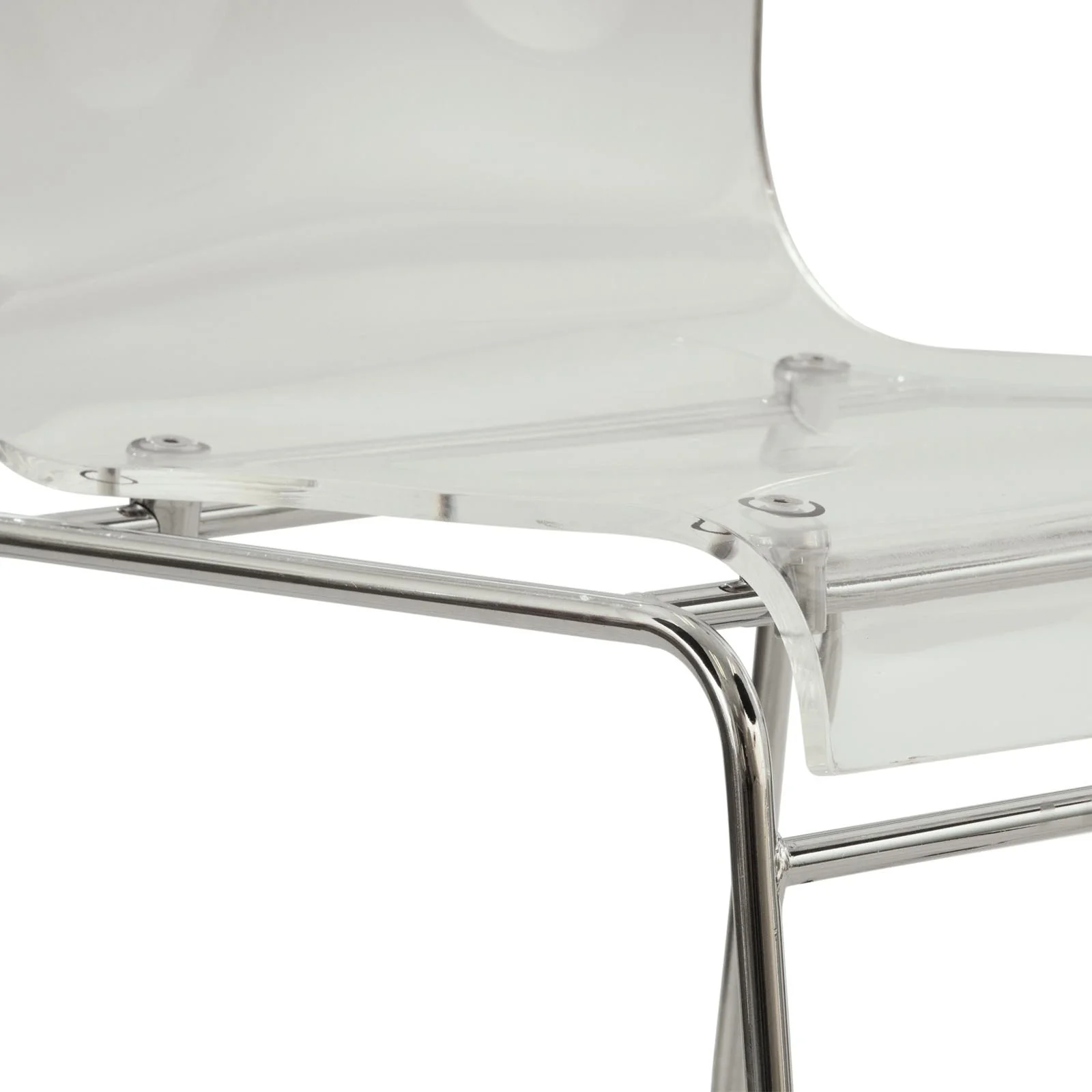 Lima Modern Acrylic Chair, Set of 4