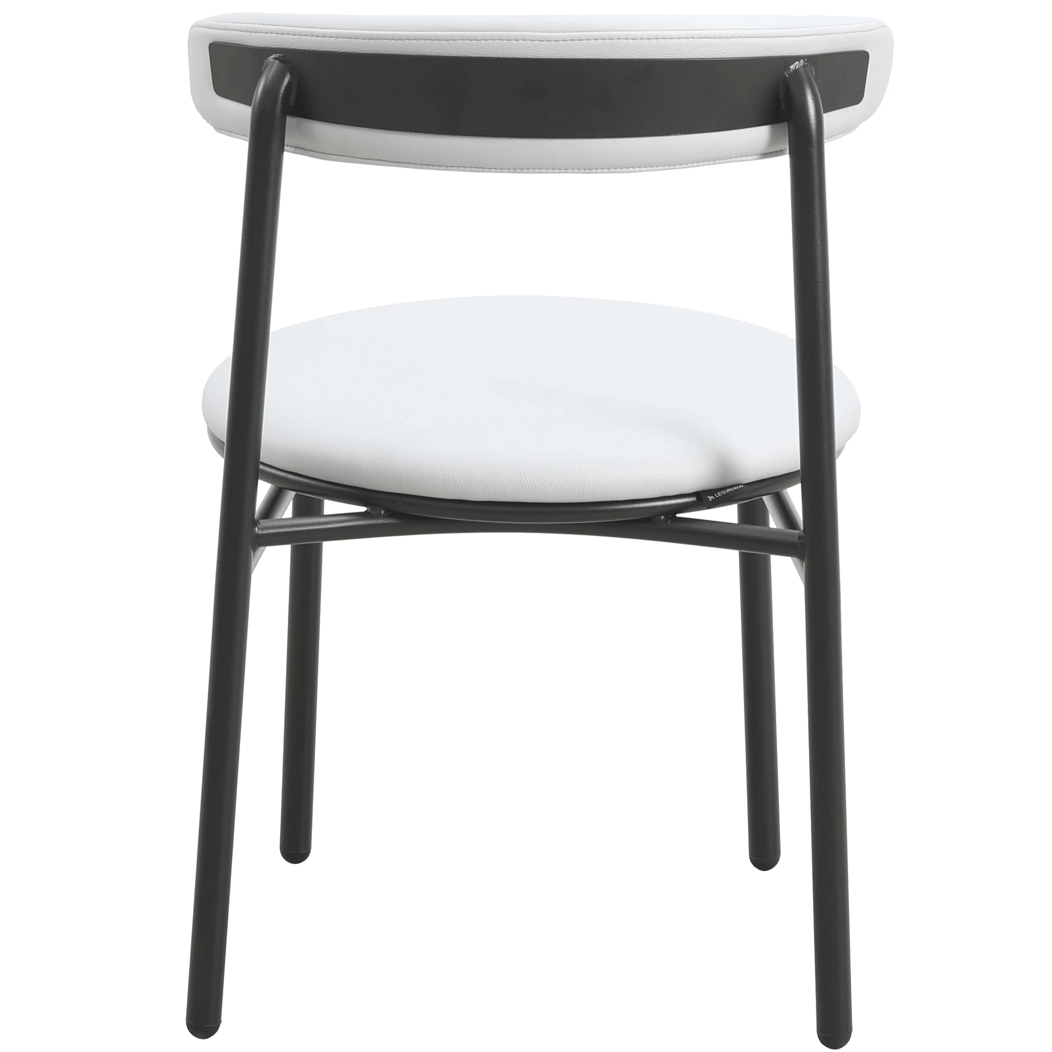 Lume Collection Modern Dining Chair in Grey