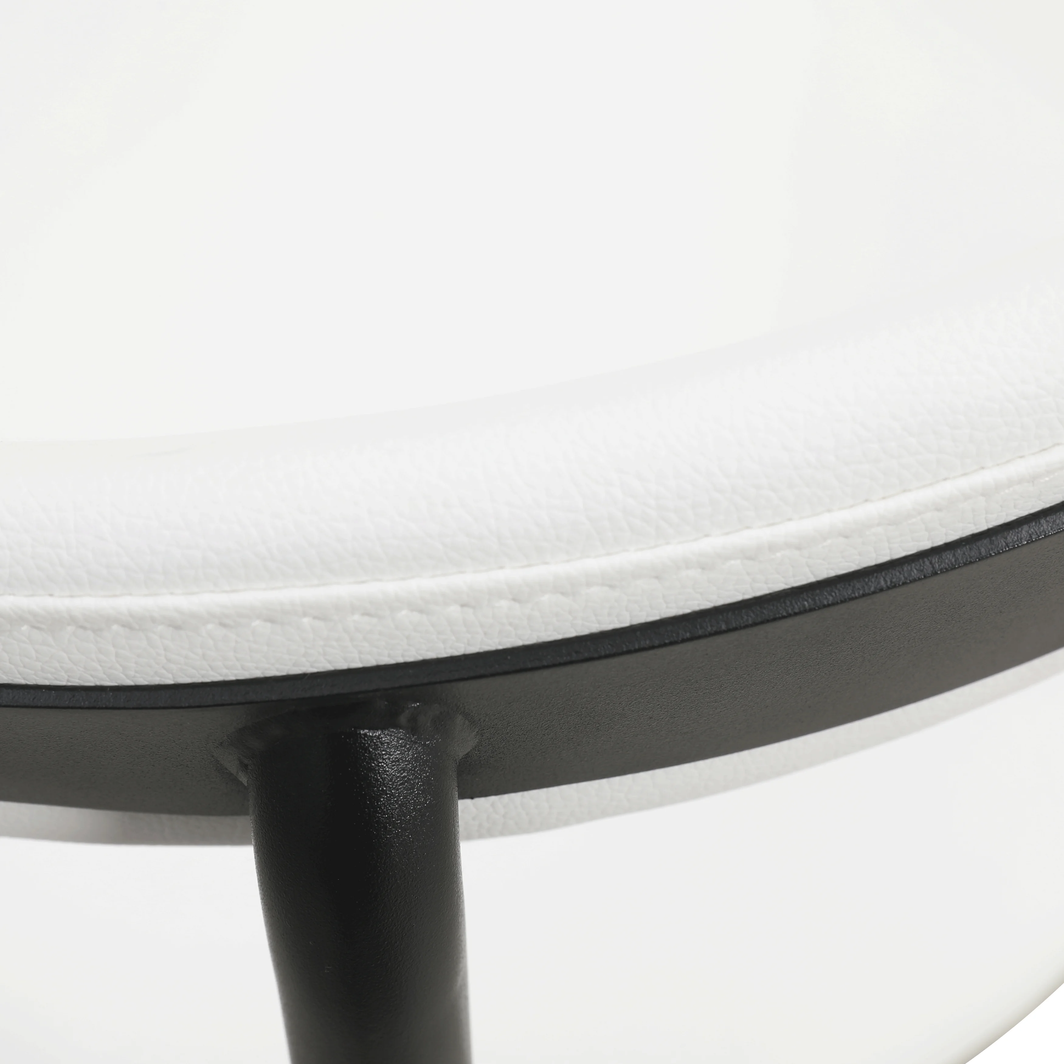Lume Collection Modern Dining Chair in White