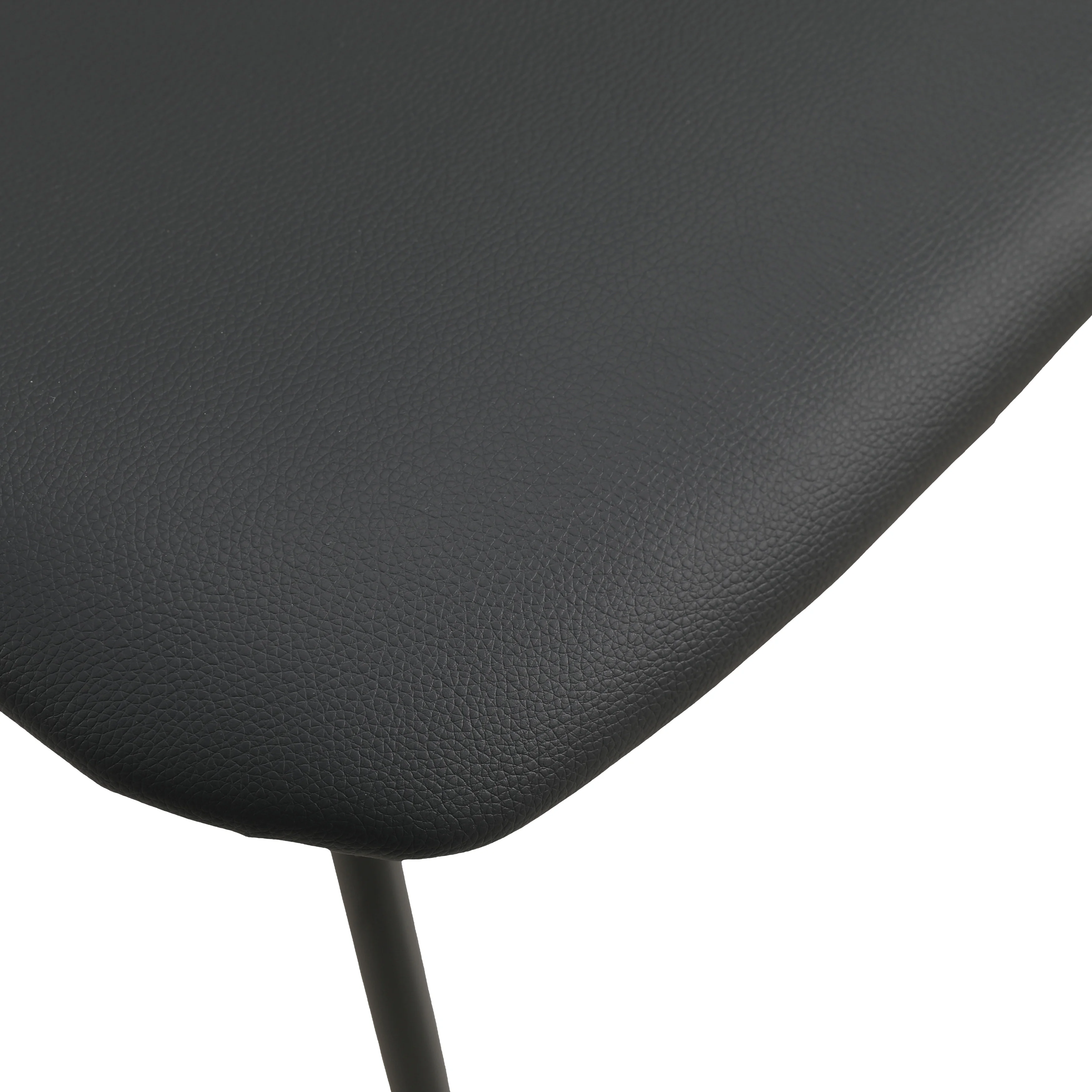 Lyra Collection Modern Chair in Black Walnut Color back and Black Seat