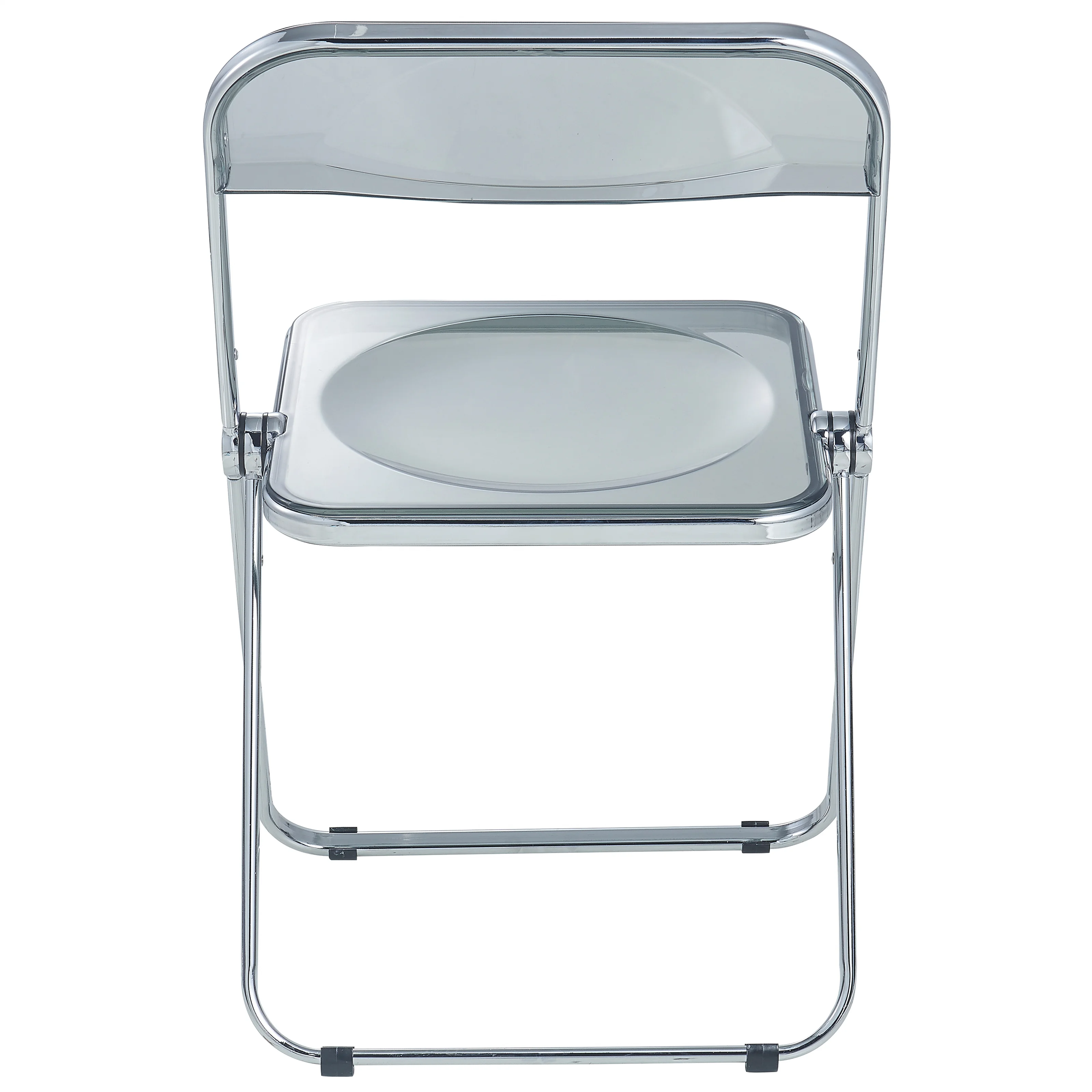 Lawrence Acrylic Folding Chair With Metal Frame