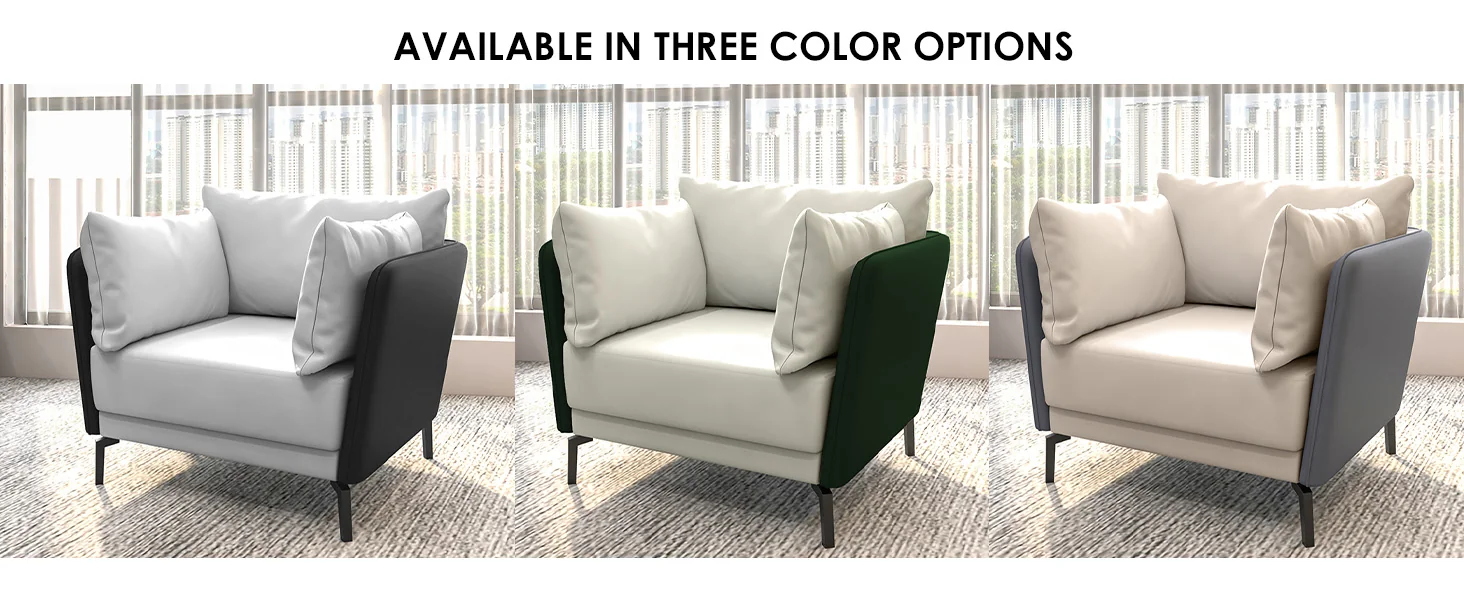 Luxify Collection Single Seater Sofa in Grey