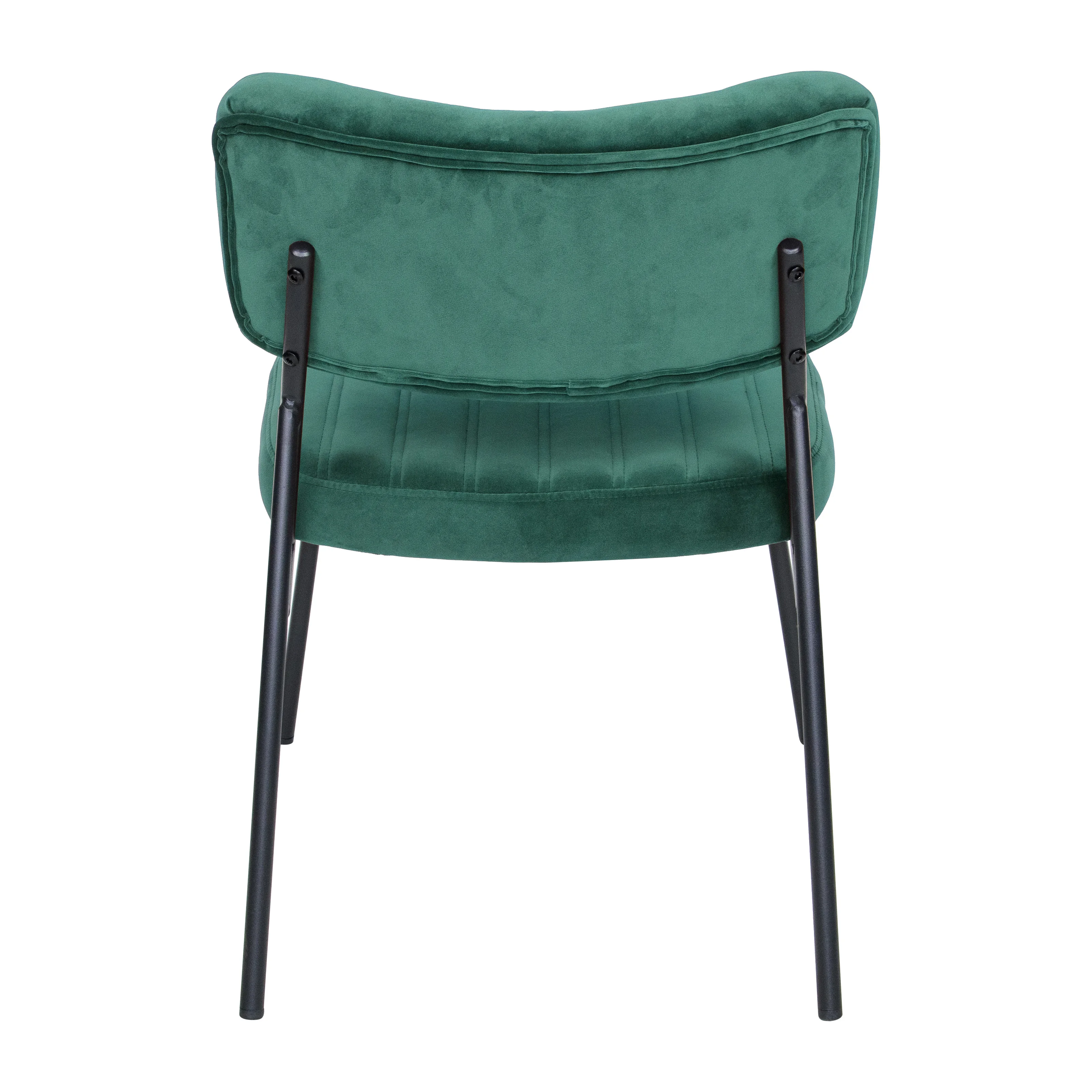 Marilane Velvet Accent Chair With Metal Frame