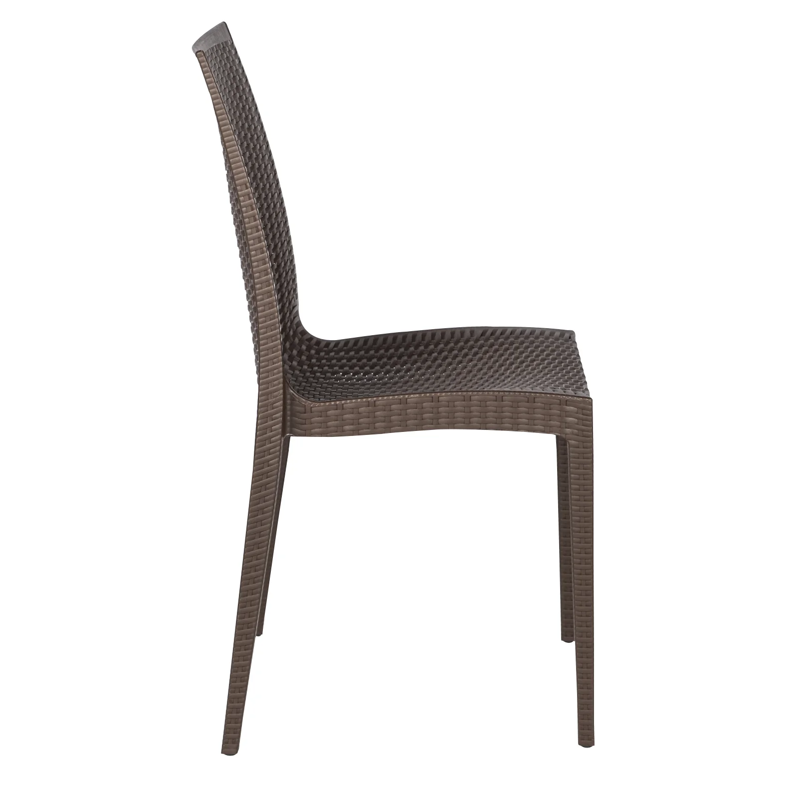 Weave Mace Indoor/Outdoor Dining Chair (Armless), Set of 2