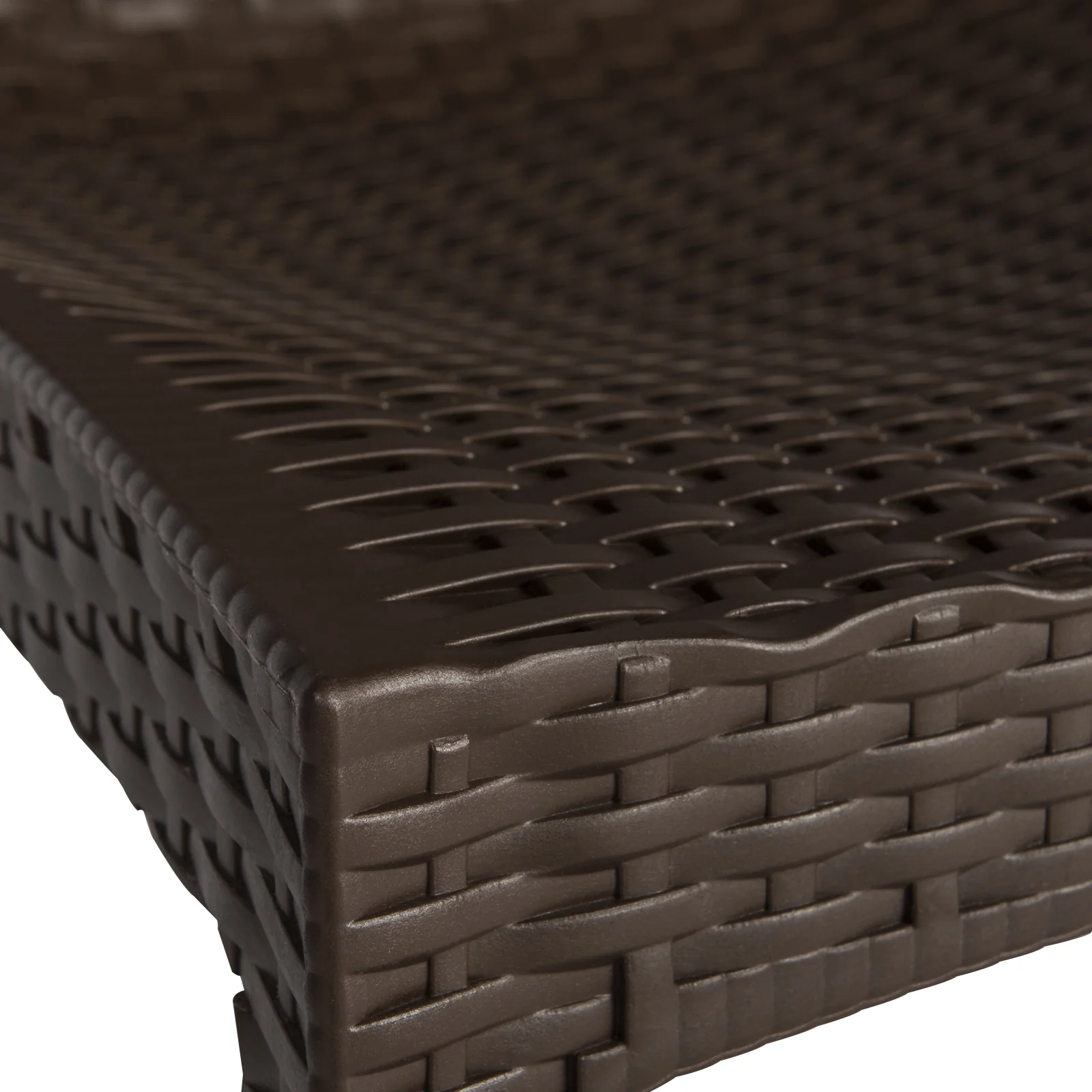 Weave Mace Indoor/Outdoor Dining Chair (Armless), Set of 2