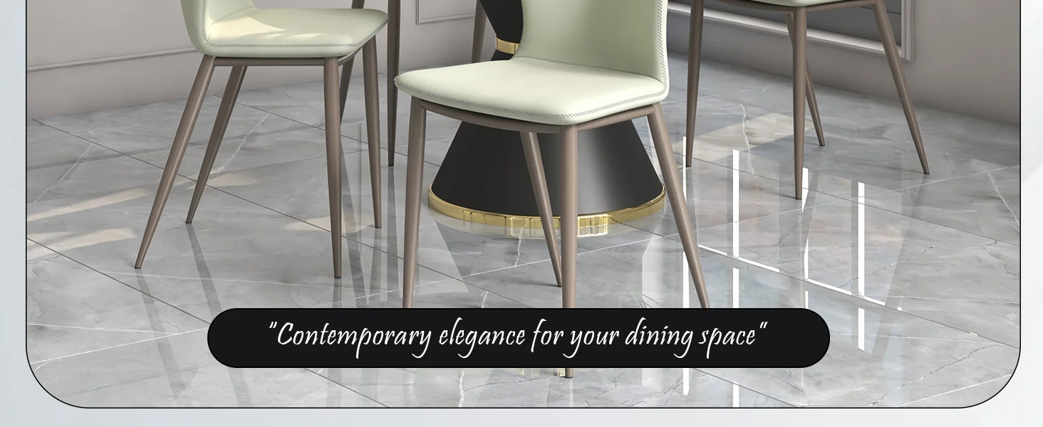 Mosaic Collection Modern Dining Chair in Light Grey