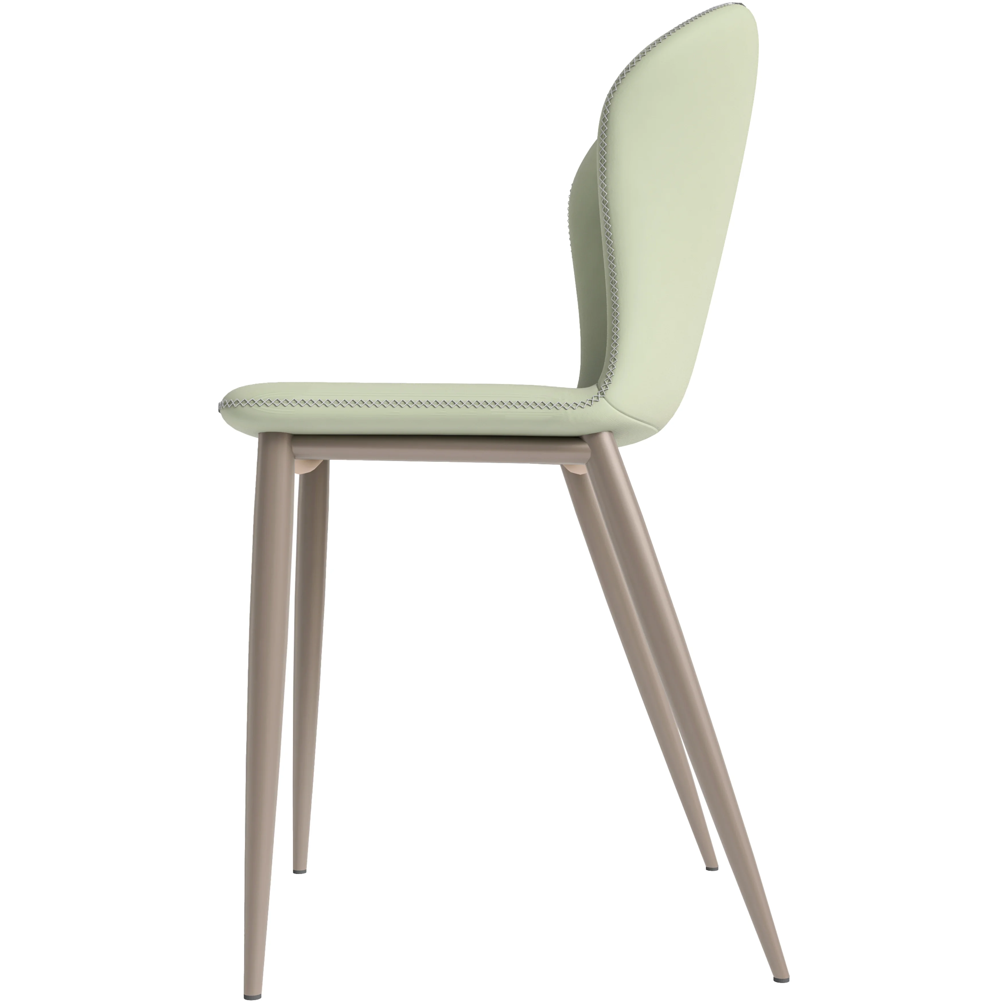 Mosaic Collection Modern Dining Chair in Light Grey