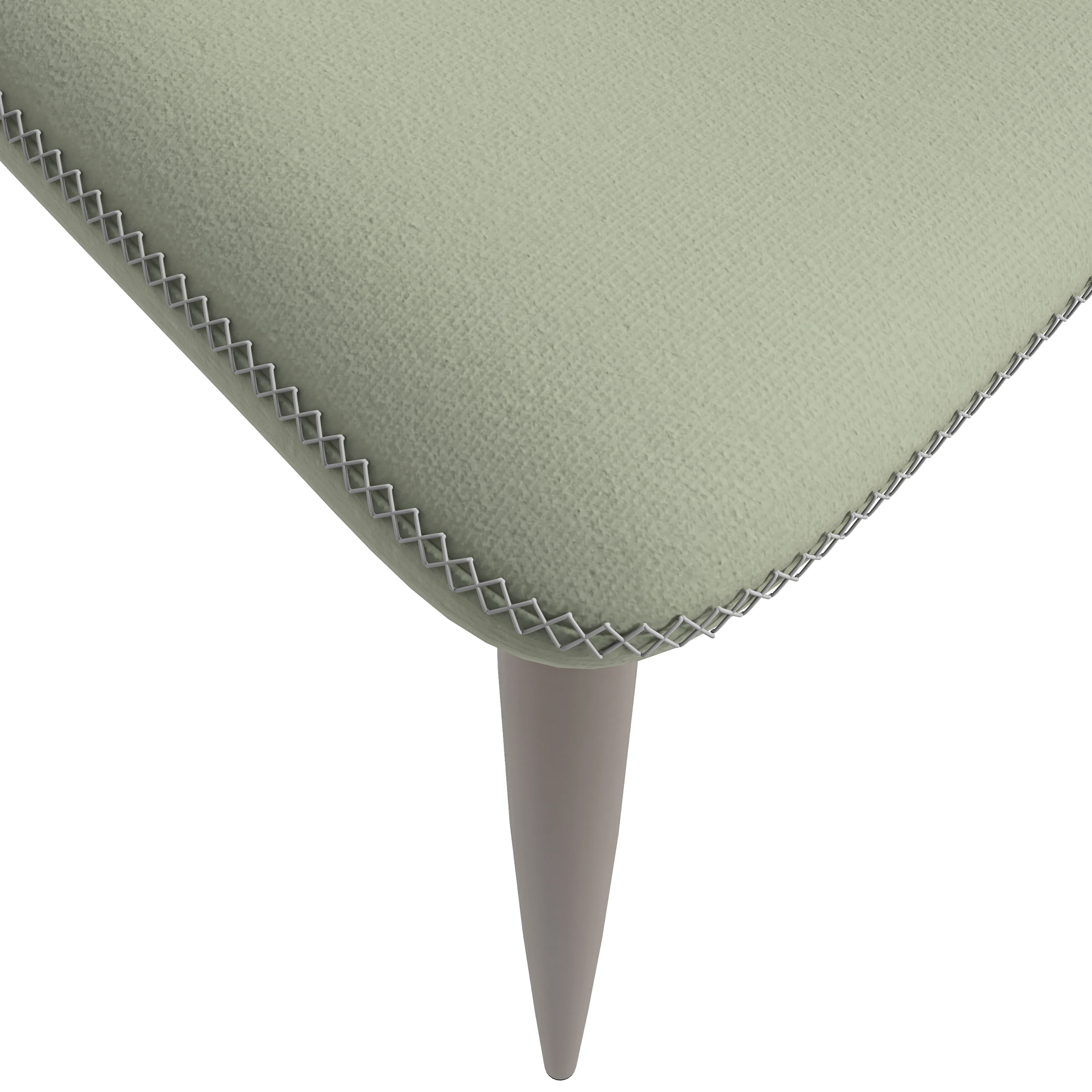 Mosaic Collection Modern Dining Chair in Light Grey - Set of 4