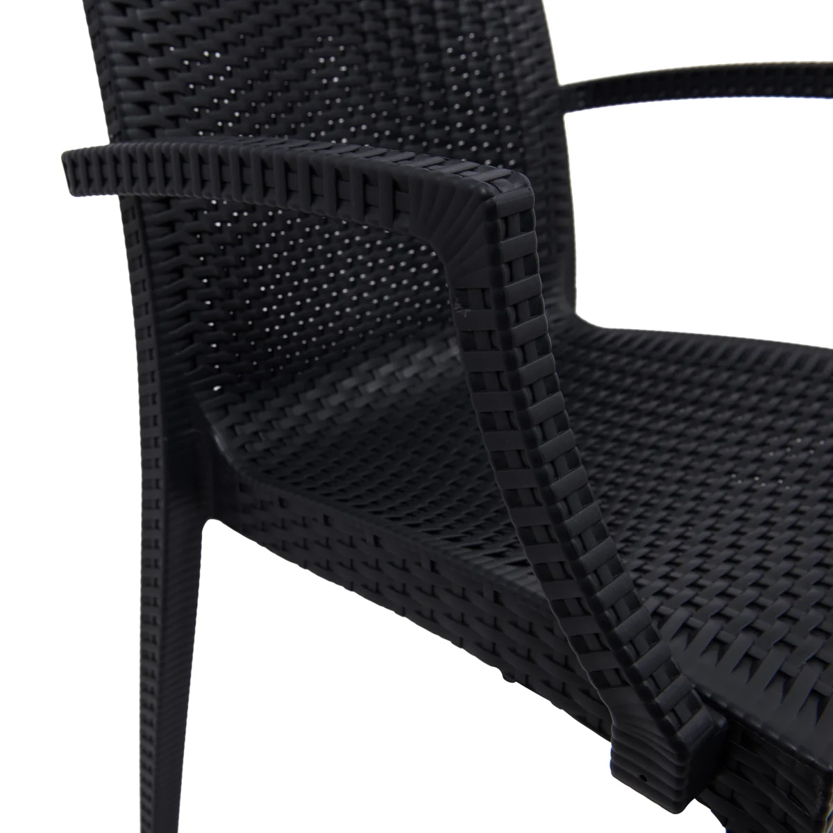 Weave Mace Indoor/Outdoor Chair (With Arms), Set of 4