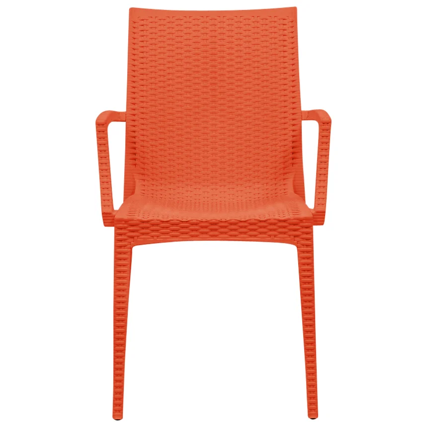Weave Mace Indoor/Outdoor Chair (With Arms), Set of 2