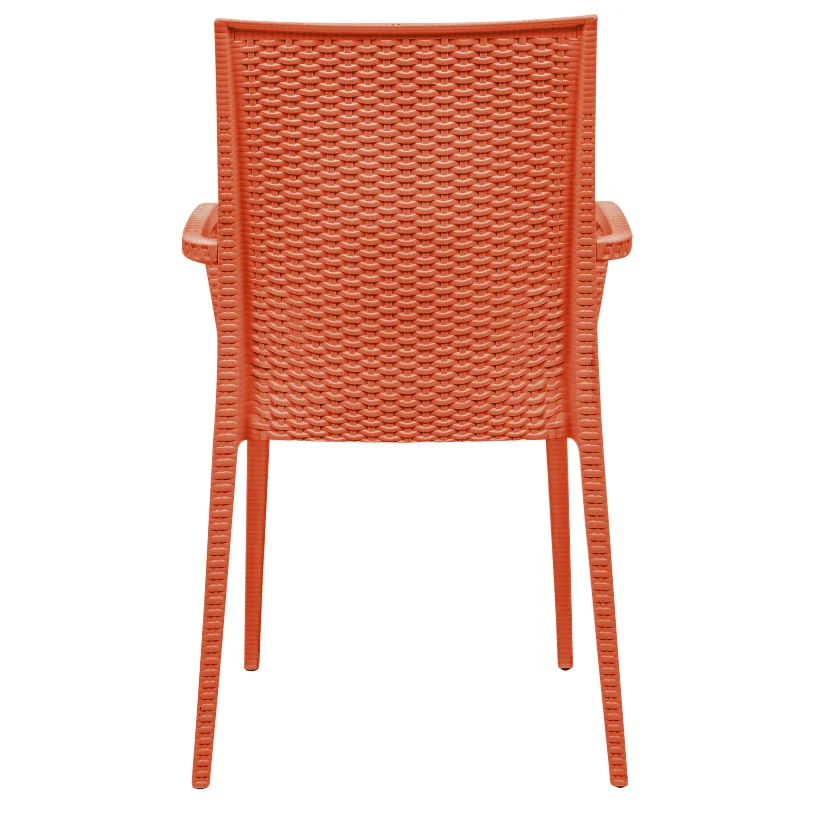 Weave Mace Indoor/Outdoor Chair (With Arms), Set of 2