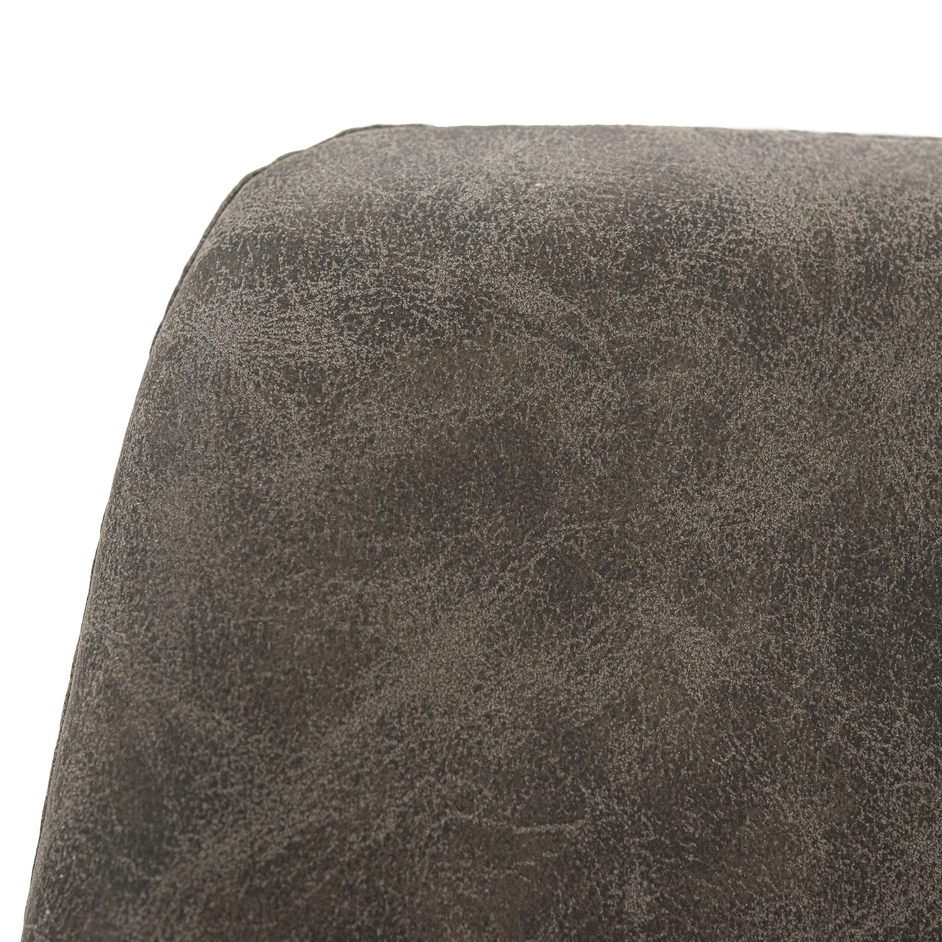 Markley Modern Leather Dining Chair With Gold Legs Set of 4