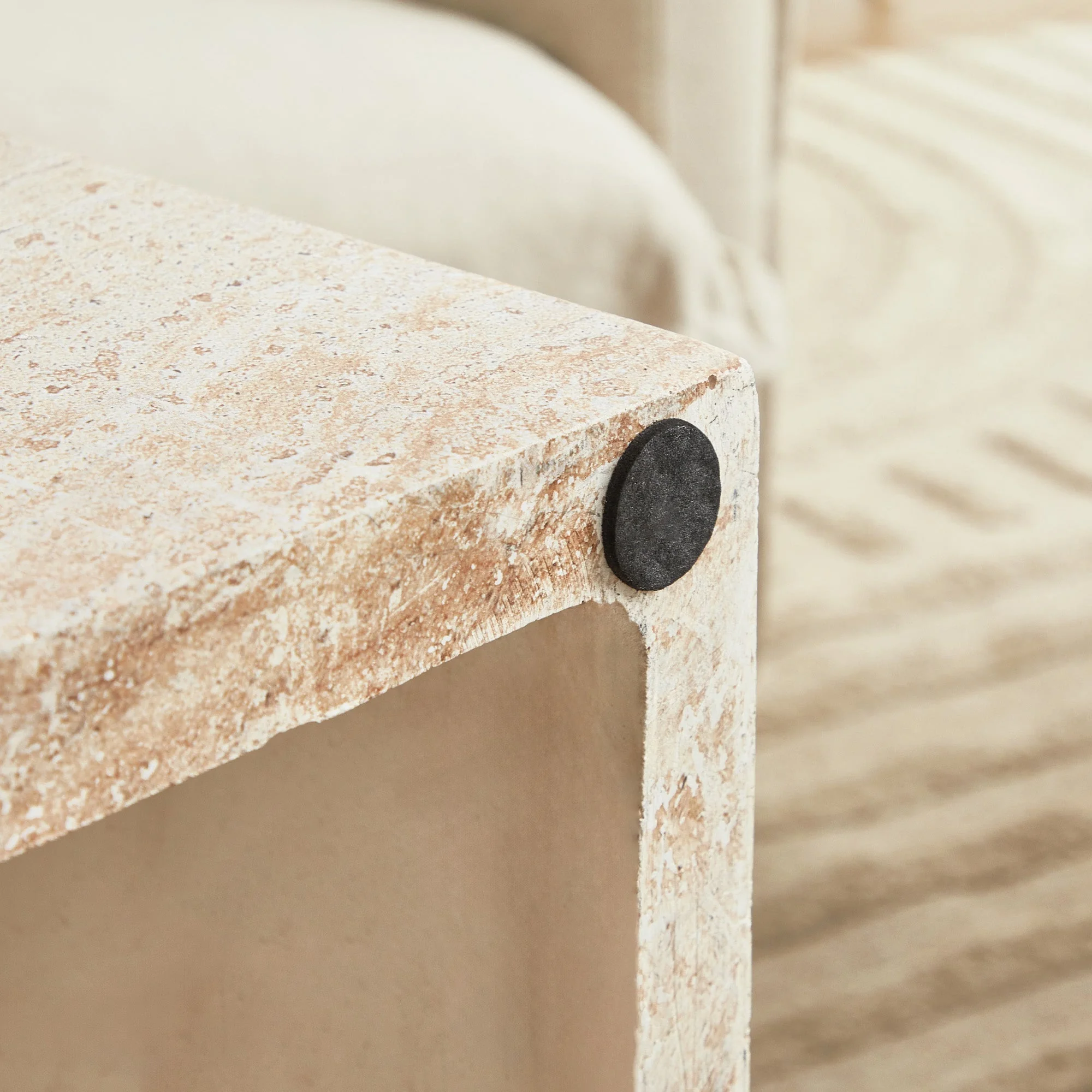 Maya Collection Outdoor/Indoor Coffee Table in Travertine
