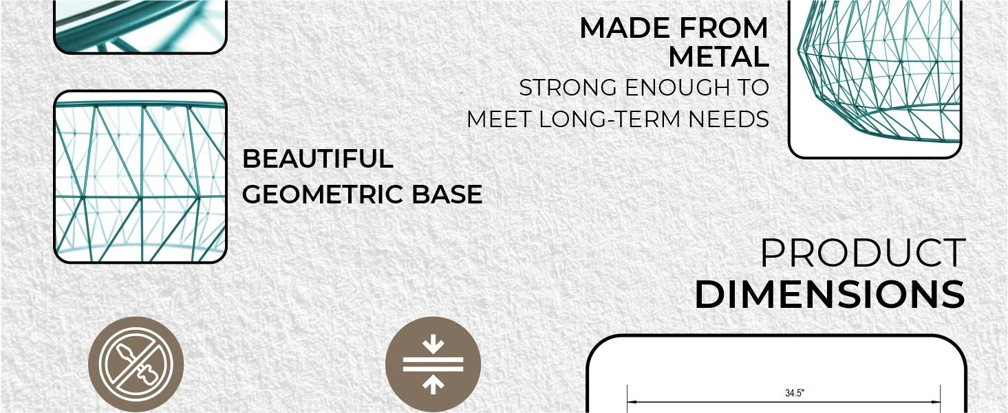 Malibu Modern Round Glass Top Coffee Table With Metal Base