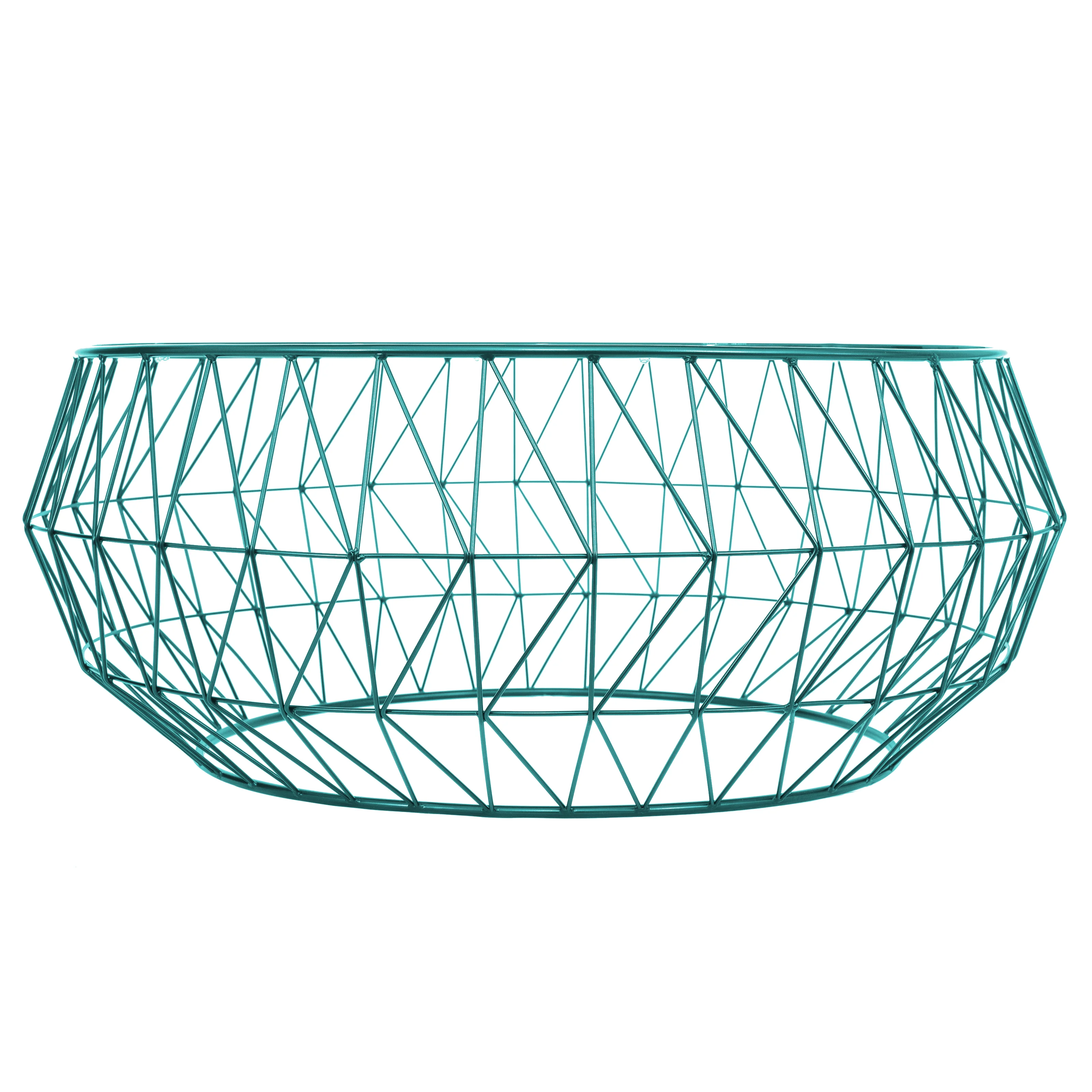 Malibu Modern Round Glass Top Coffee Table With Metal Base