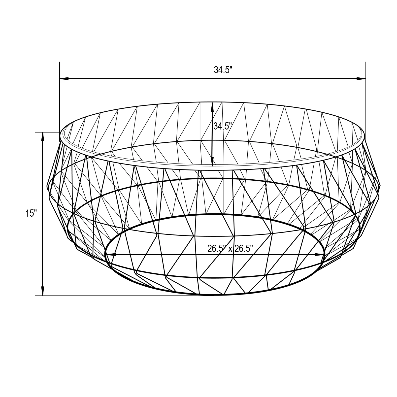 Malibu Modern Round Glass Top Coffee Table With Metal Base