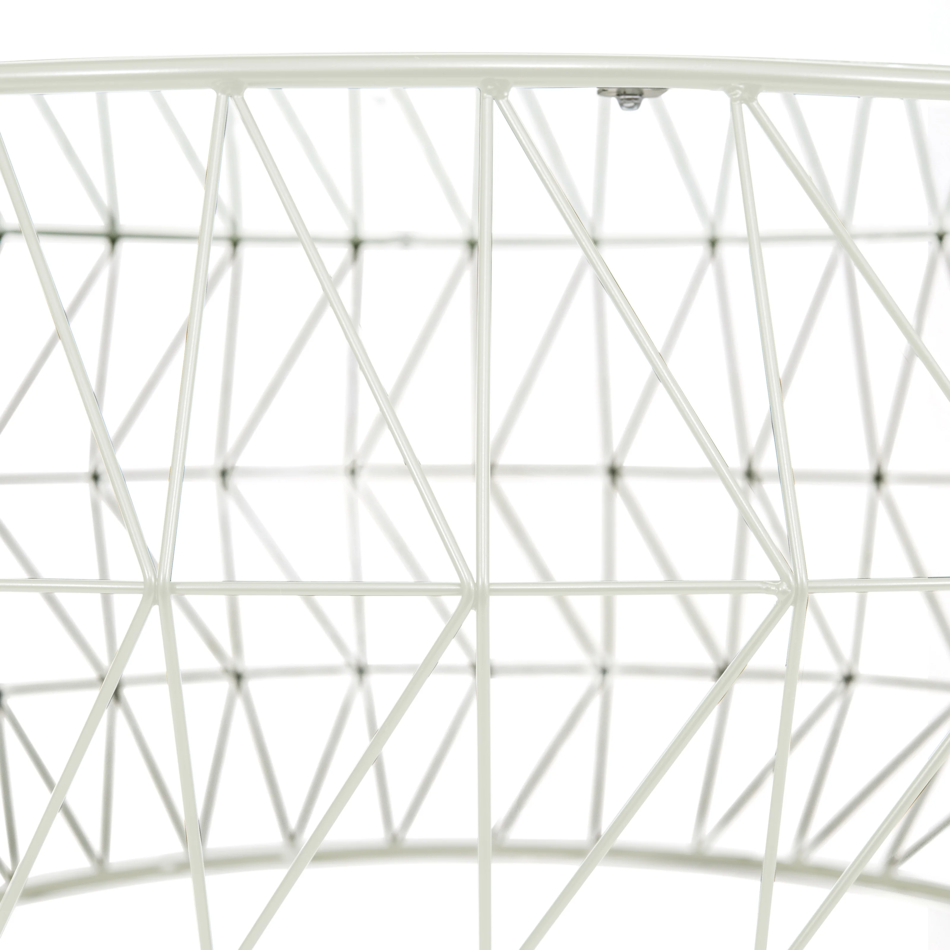 Malibu Modern Round Glass Top Coffee Table With Metal Base