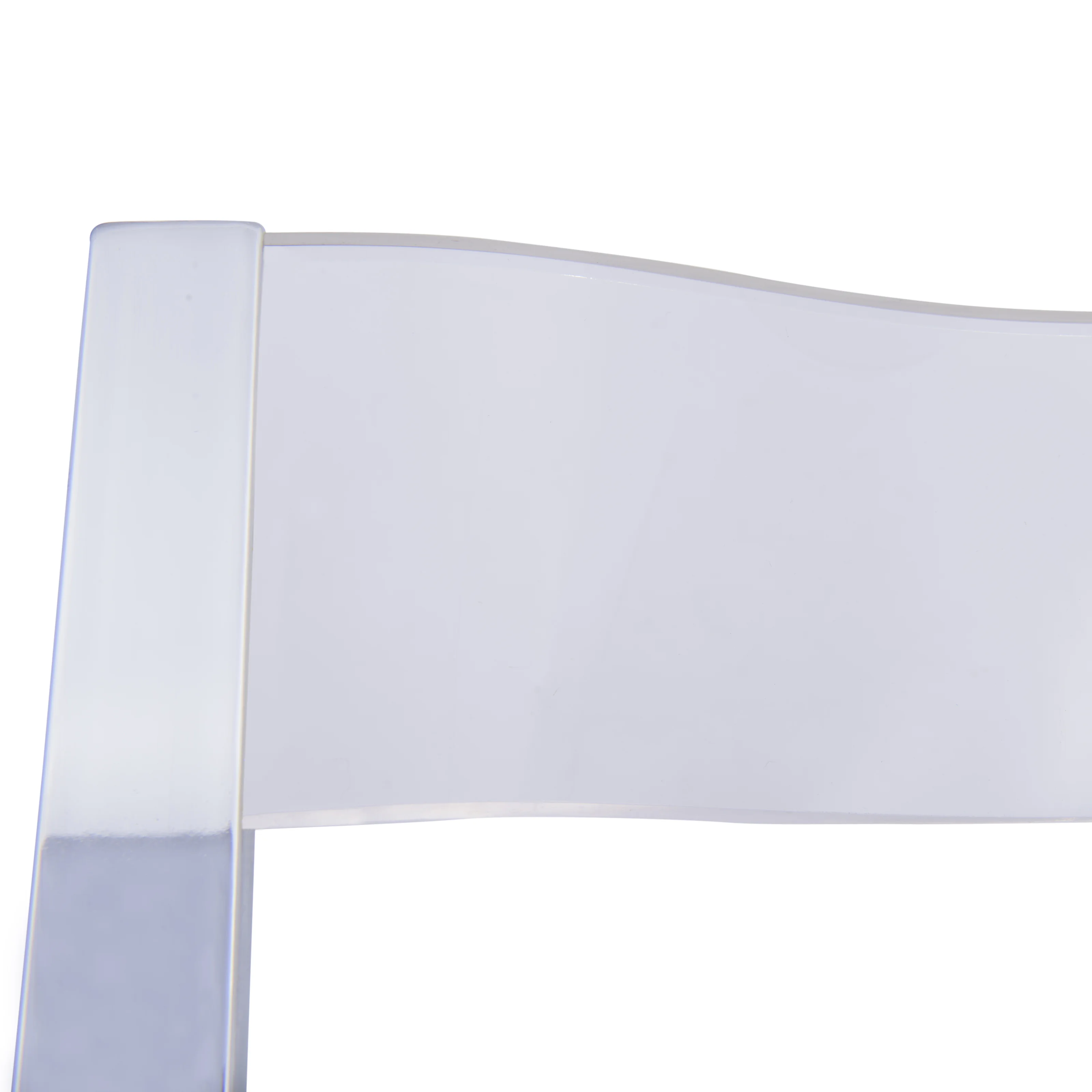 Menno Modern Acrylic Folding Chair, Set of 4