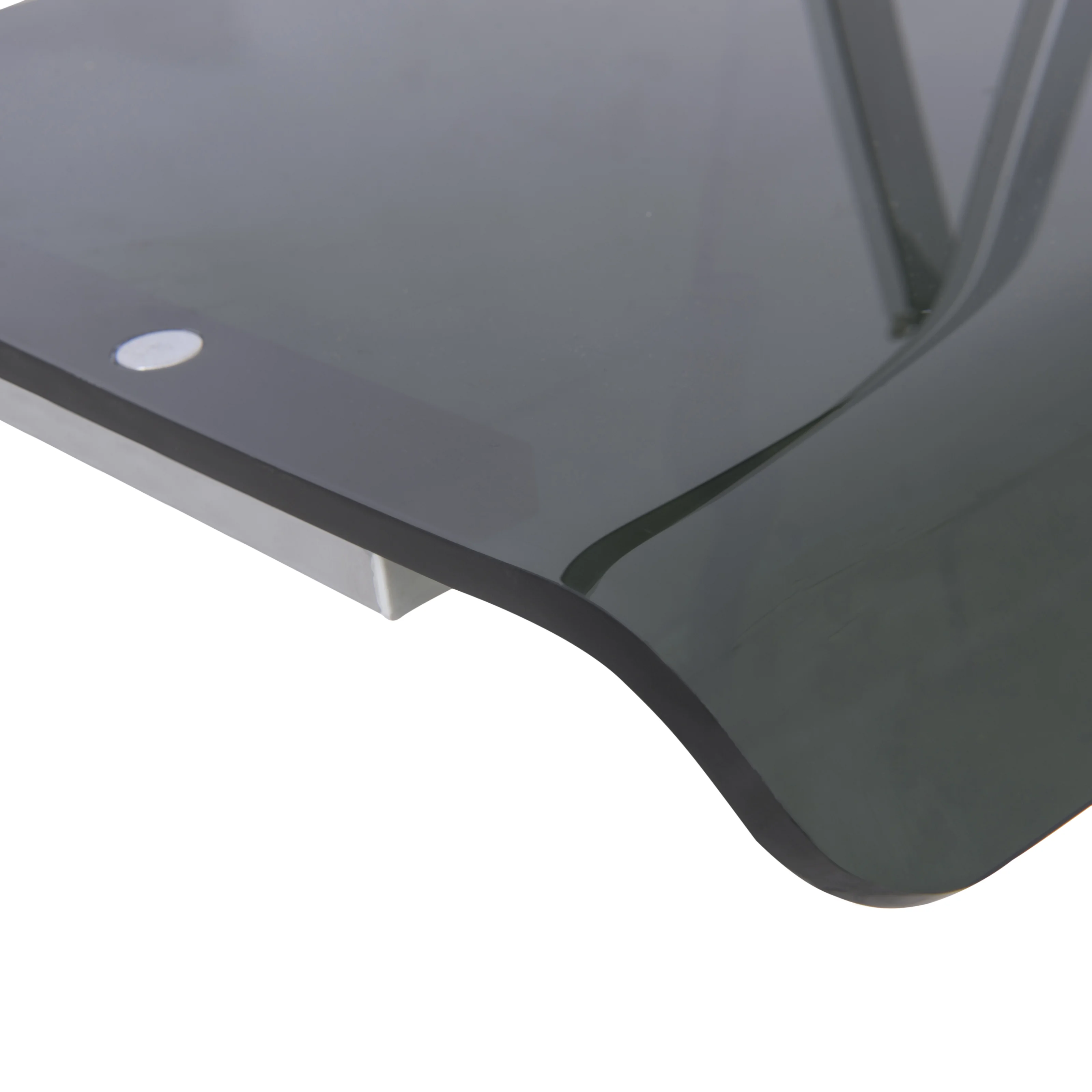 Menno Modern Acrylic Folding Chair, Set of 2