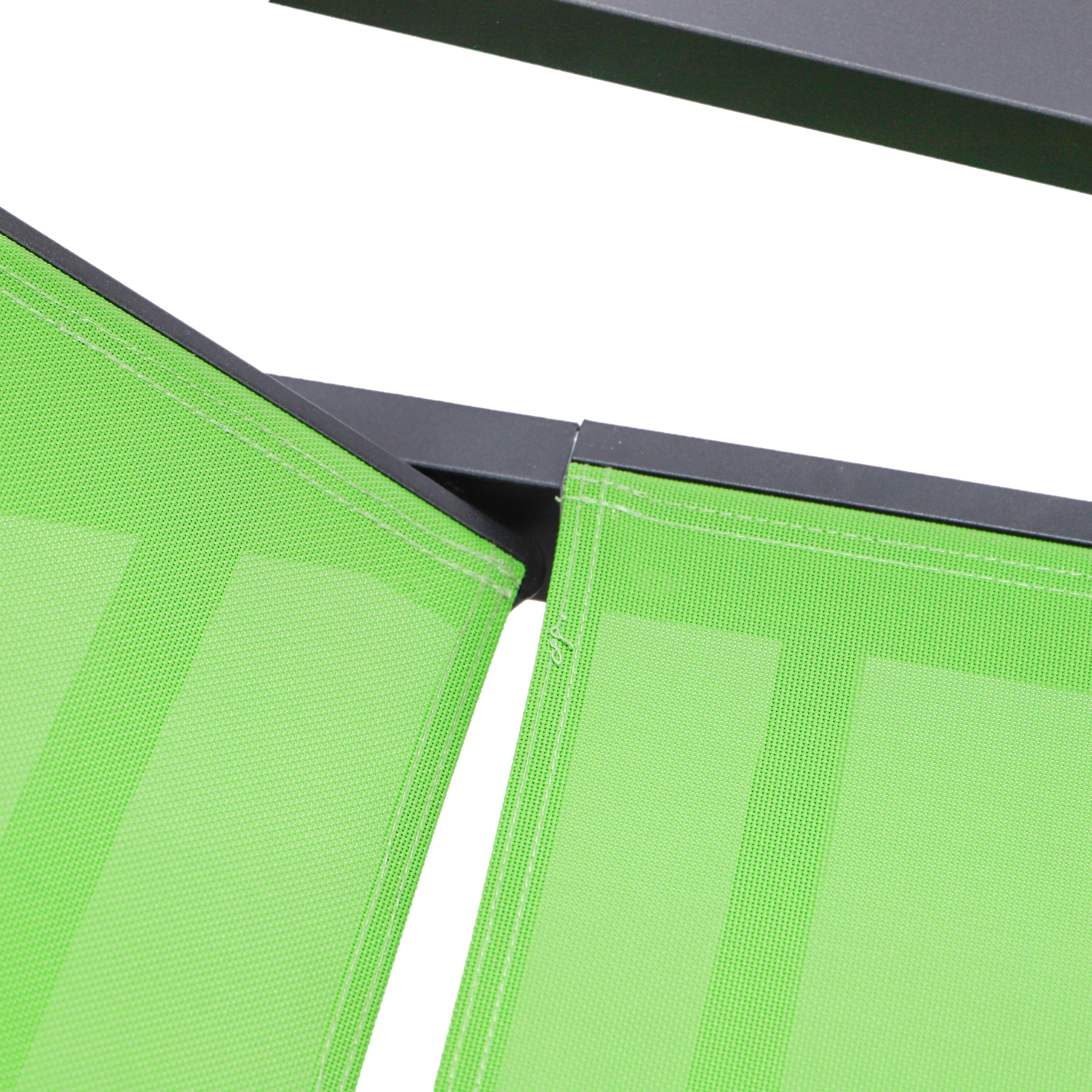 Marlin Modern Black Aluminum Outdoor Patio Chaise Lounge Chair With Arms and Square Fire Pit Side Table Perfect for Patio, Lawn, and Garden