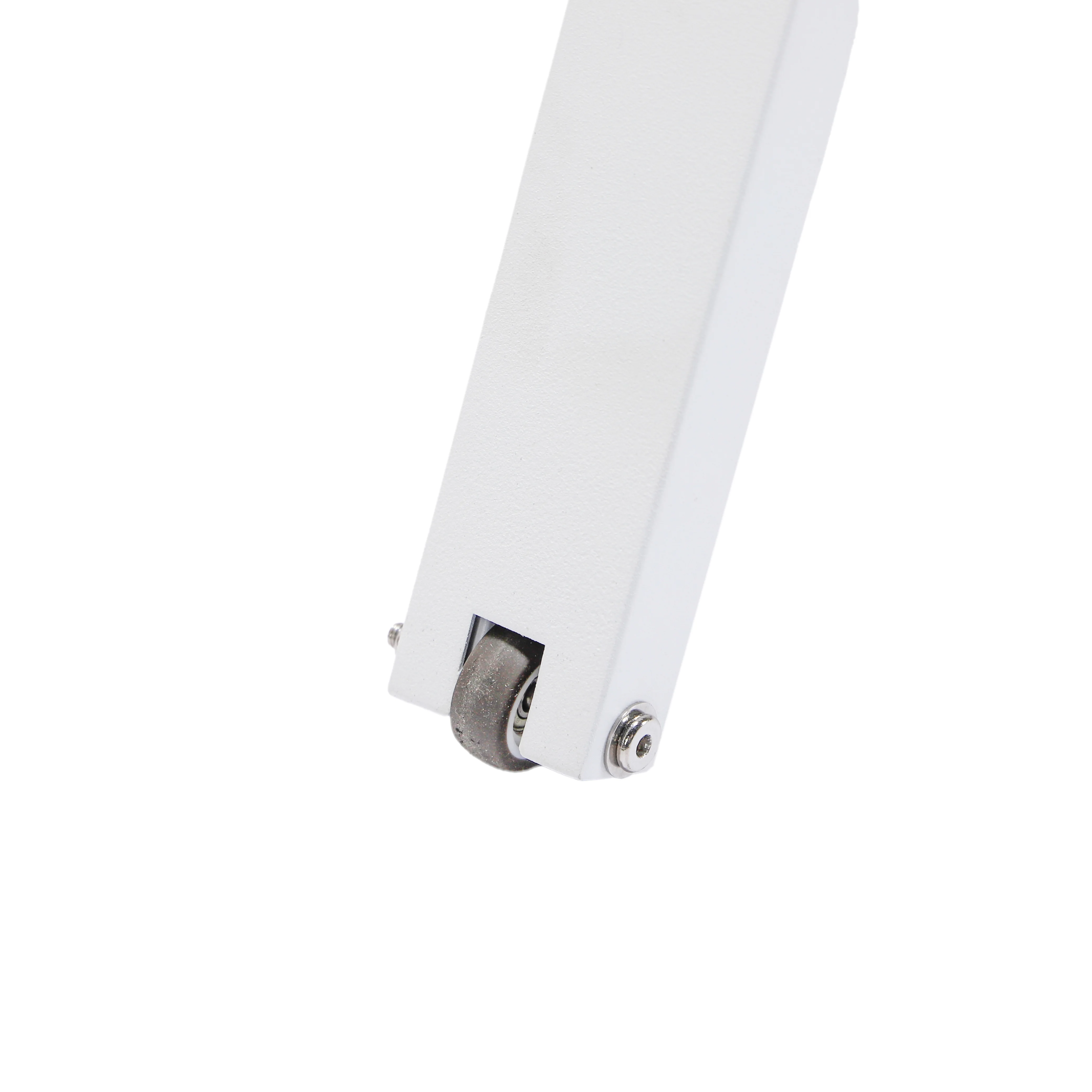 Marlin Patio Chaise Lounge Chair With Armrests in White Aluminum Frame