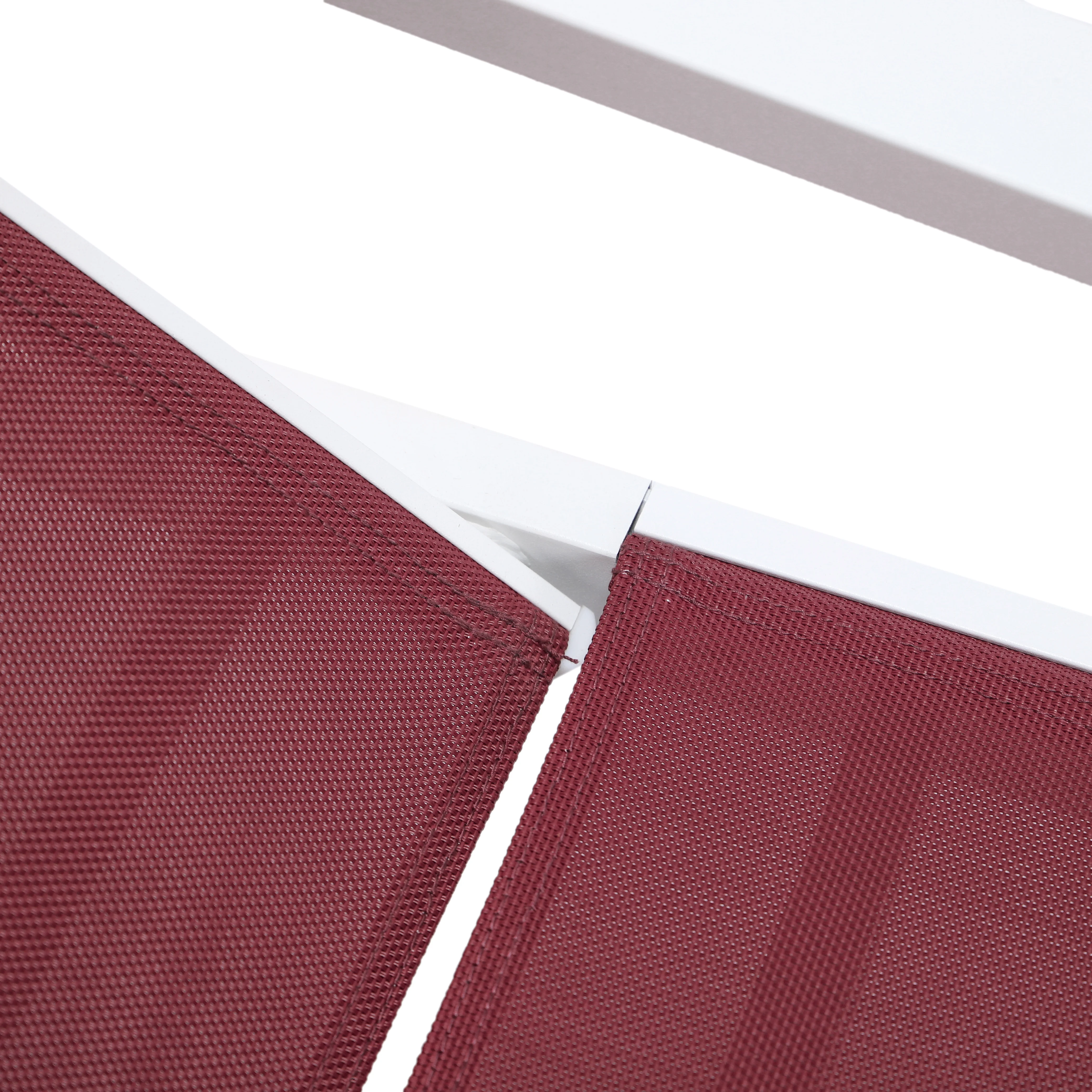 Marlin Modern Aluminum Outdoor Patio Chaise Lounge Chair With Arms Set of 2 with Square Fire Pit Side Table Perfect for Patio, Lawn, and Garden